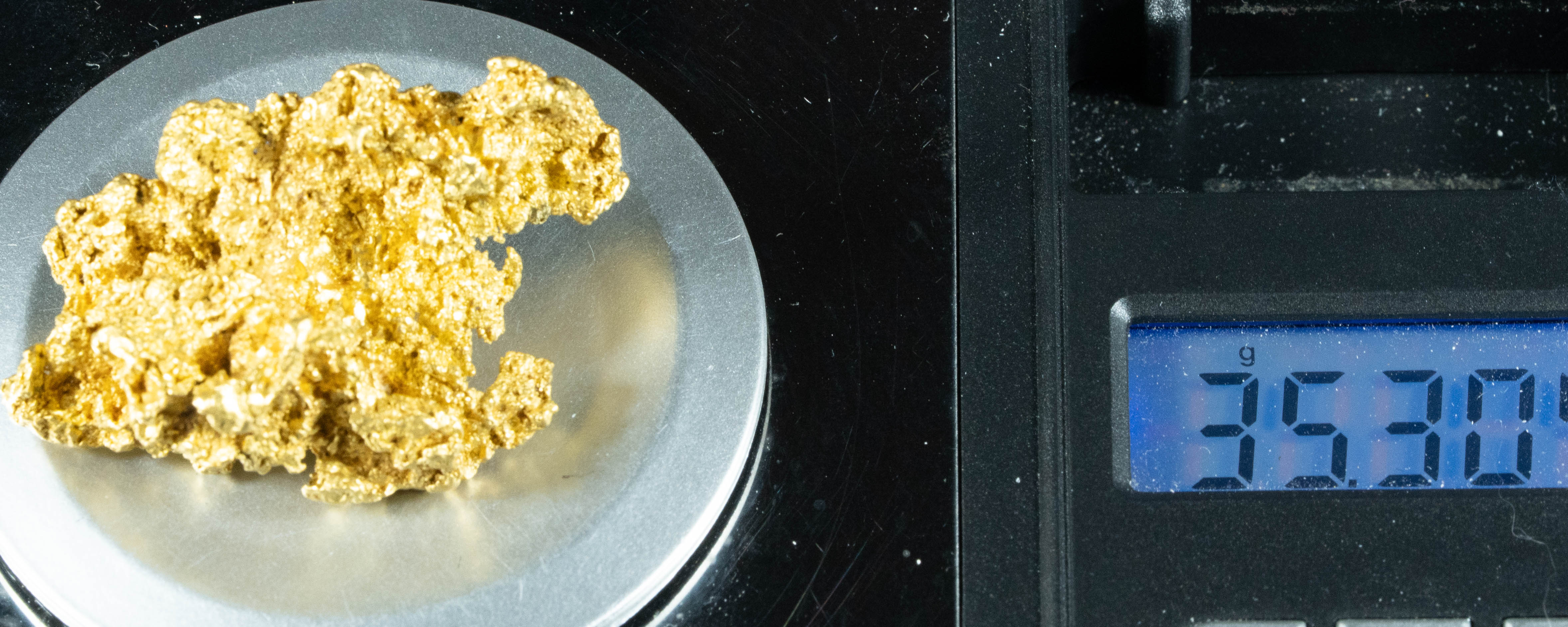 #1201 Natural Gold Nugget Australian 35.30 Grams Genuine