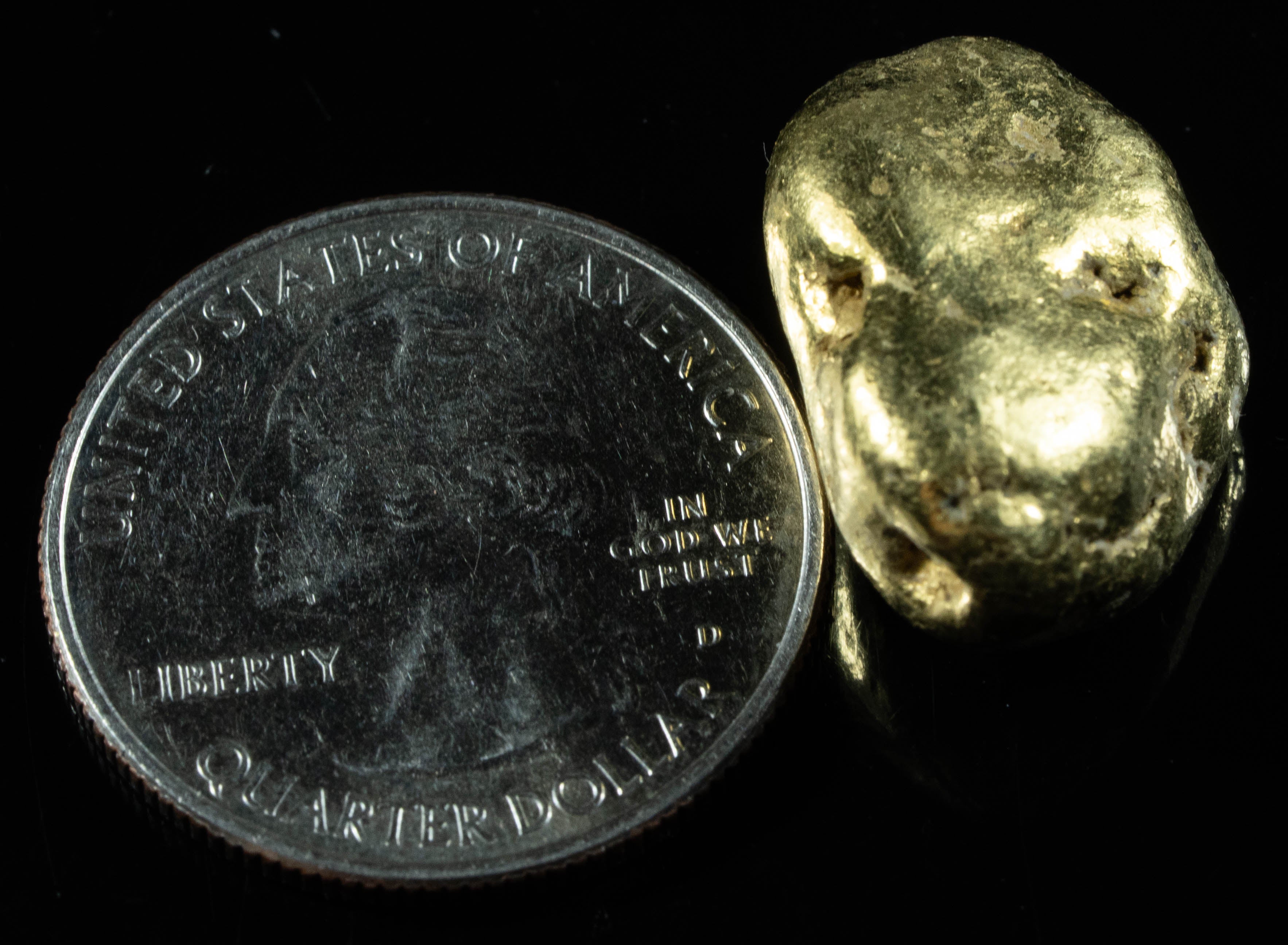 #478 Alaskan BC Natural Gold Nugget 18.73 Grams Genuine