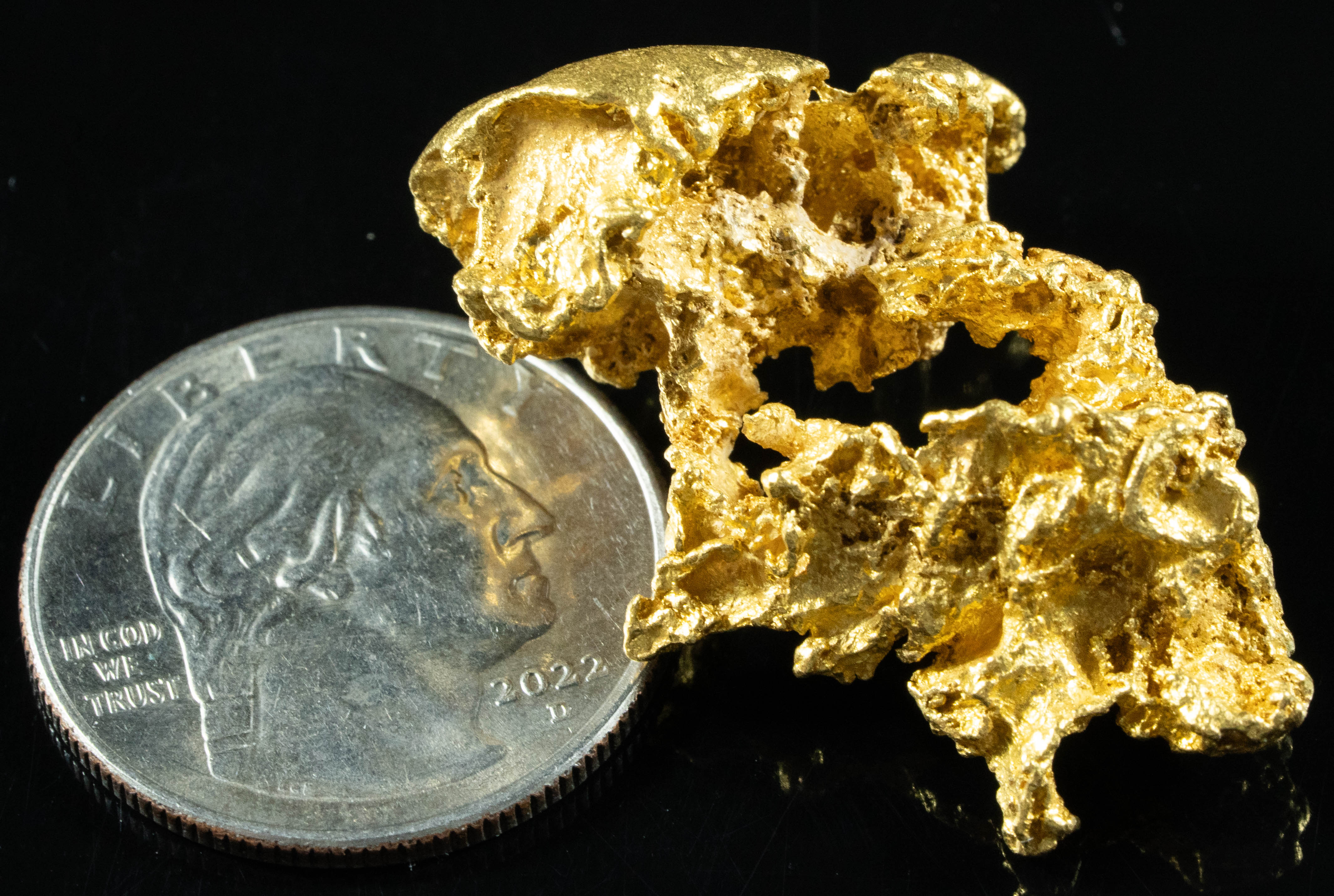 #1203 Natural Gold Nugget Australian 30.28 Grams Genuine
