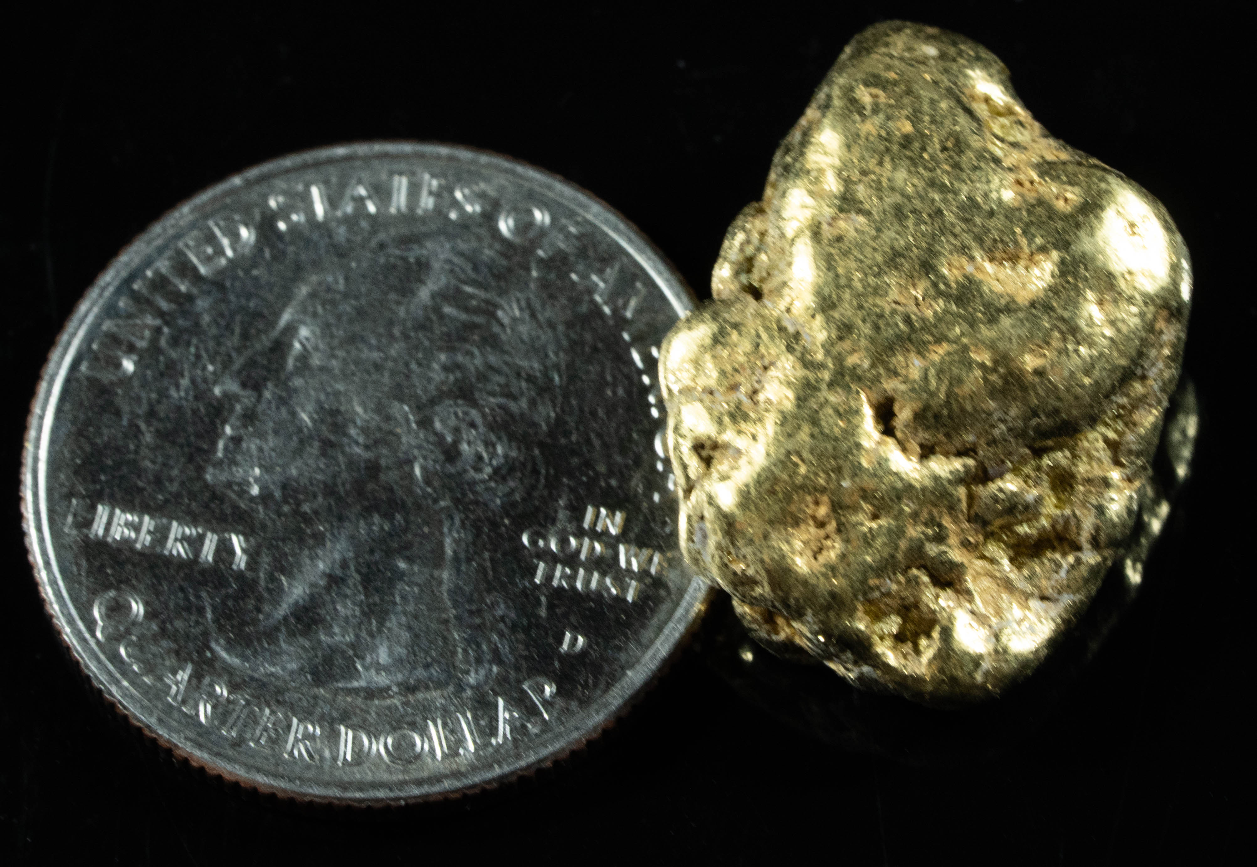 #480 Alaskan BC Natural Gold Nugget 19.32 Grams Genuine