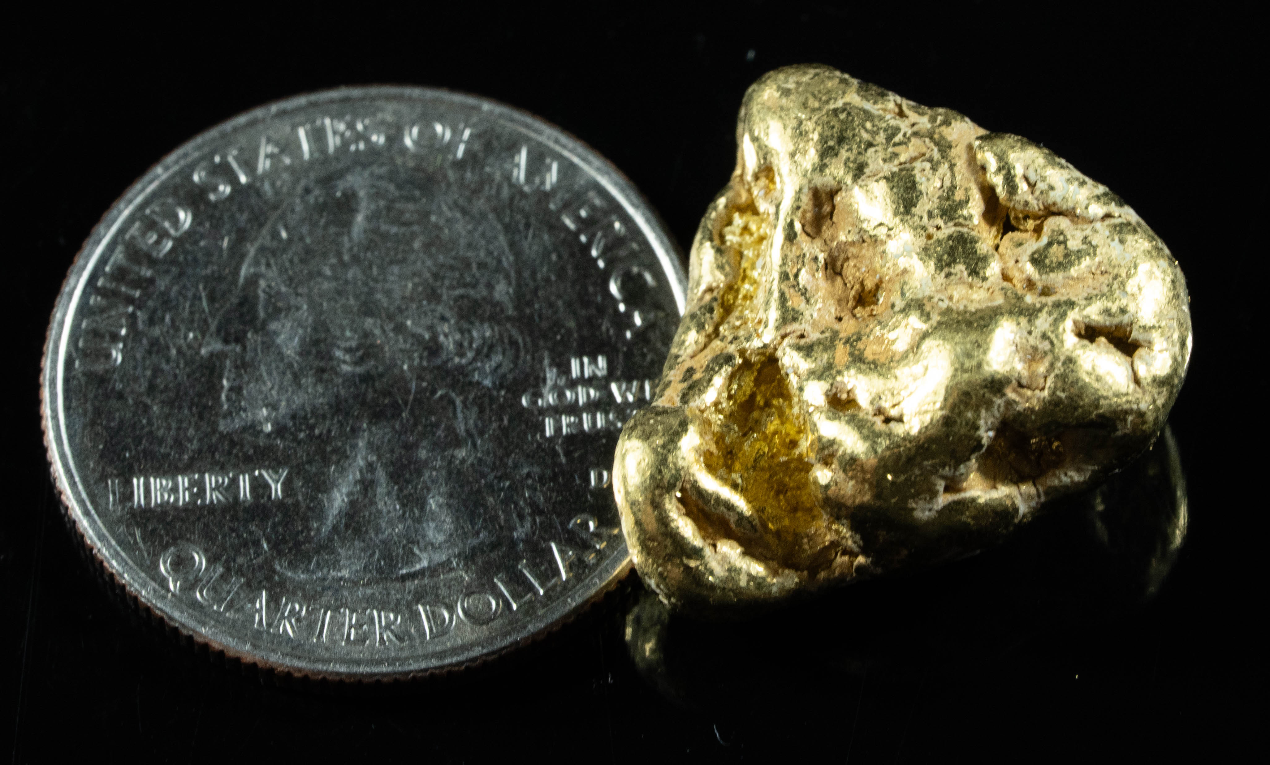 #481 Alaskan BC Natural Gold Nugget 19.00 Grams Genuine