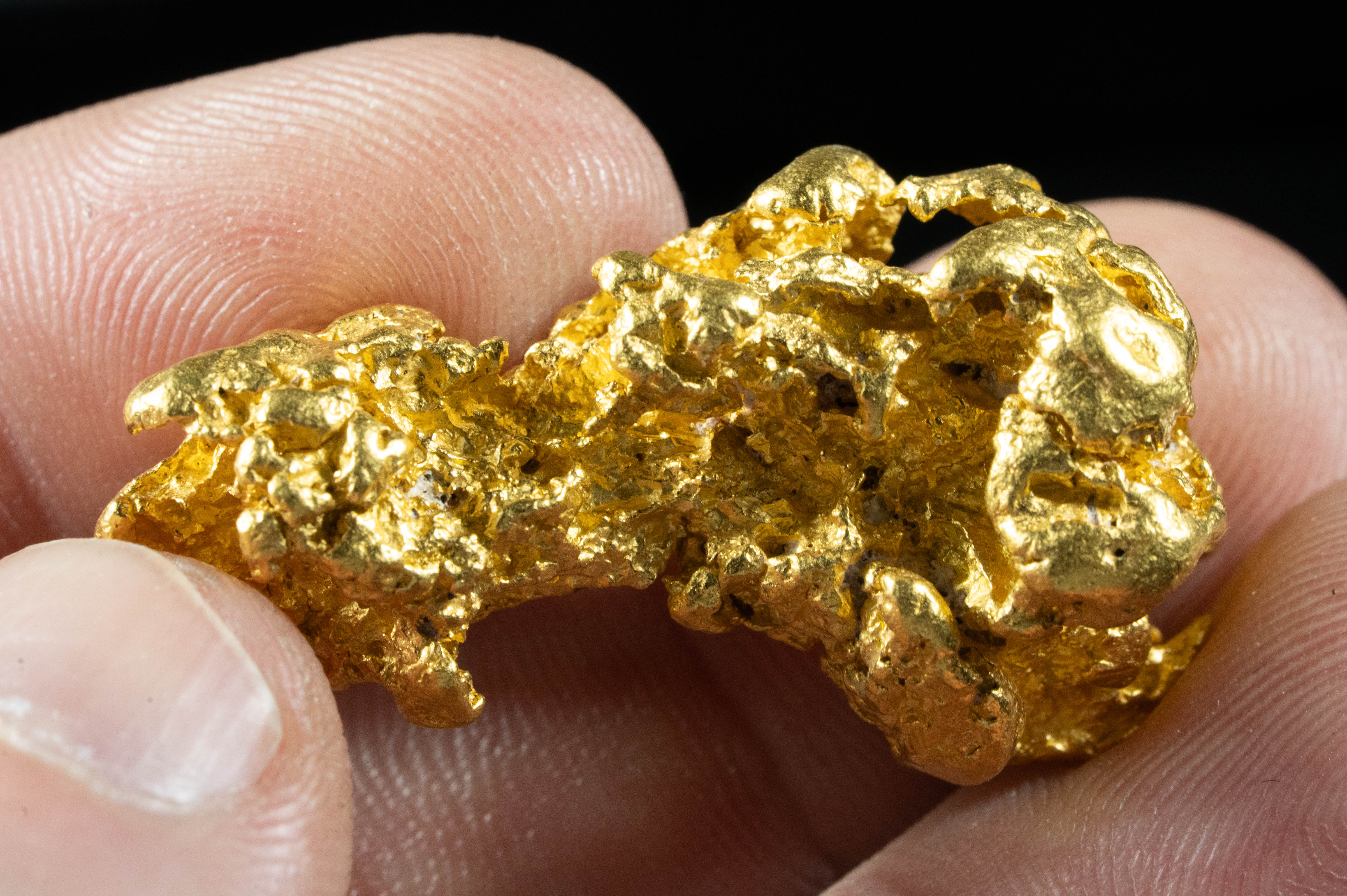 #1205 Natural Gold Nugget Australian 36.96 Grams Genuine