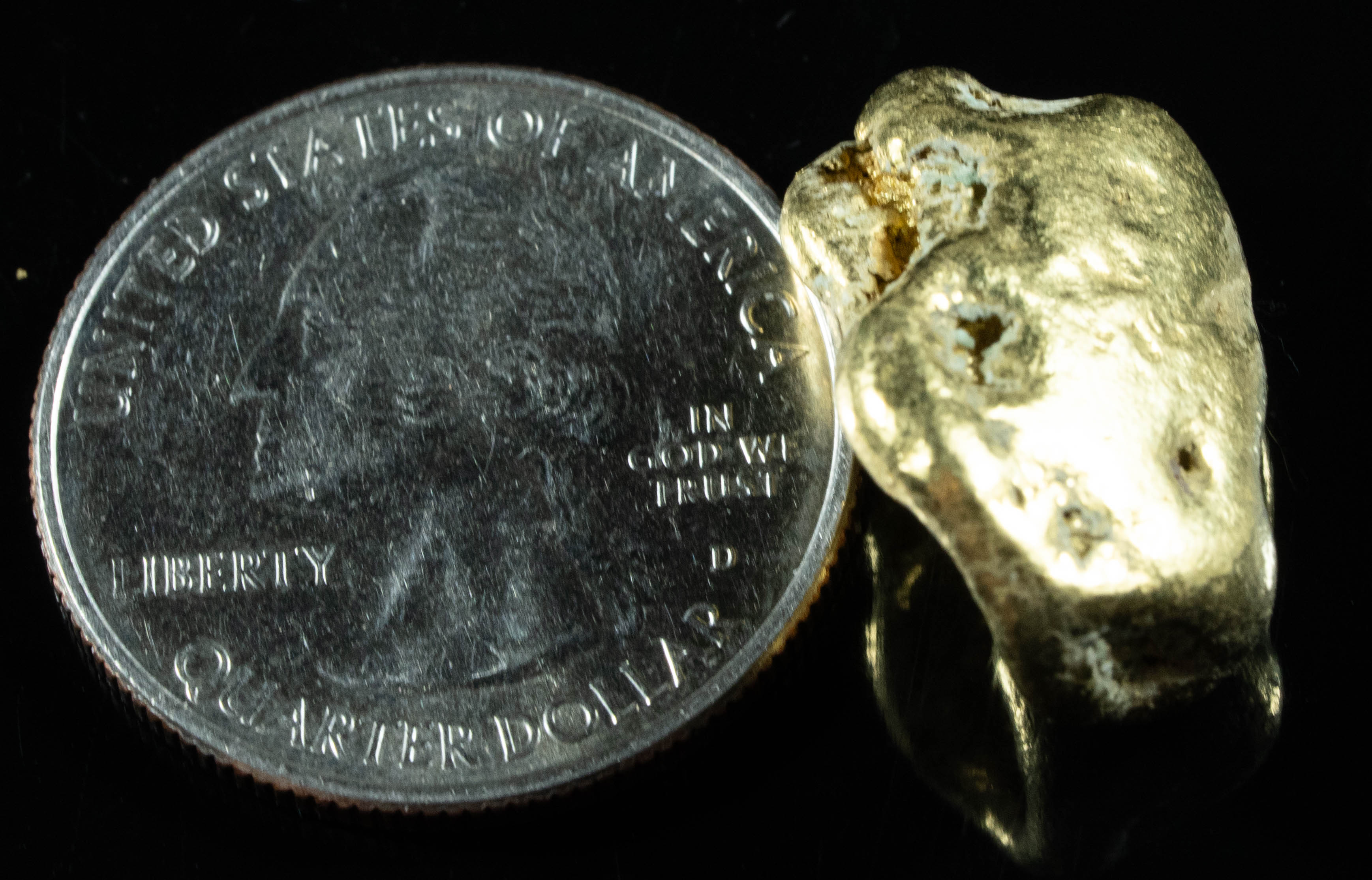 #482 Alaskan BC Natural Gold Nugget 15.91 Grams Genuine