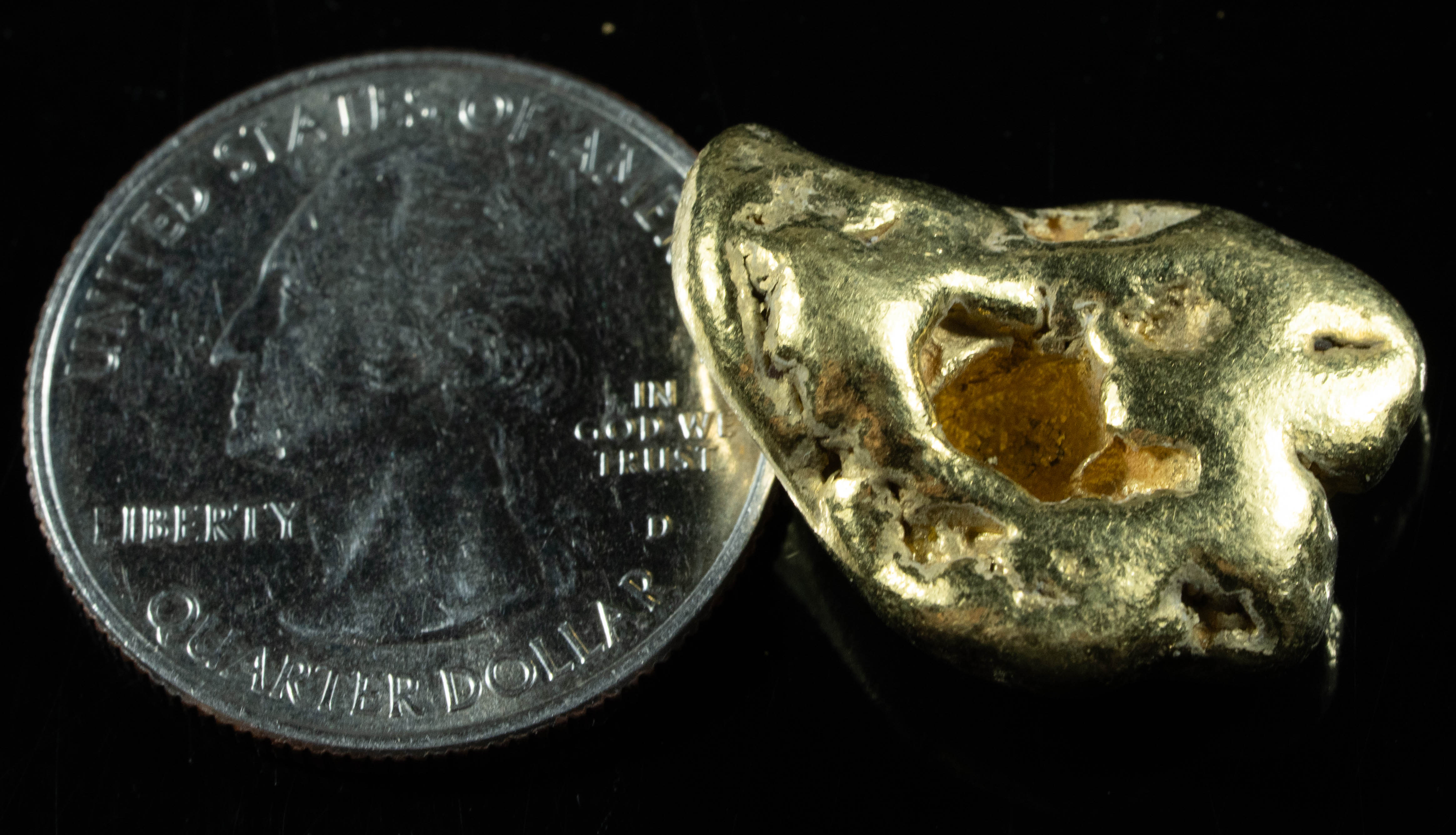#483 Alaskan BC Natural Gold Nugget 18.80 Grams Genuine