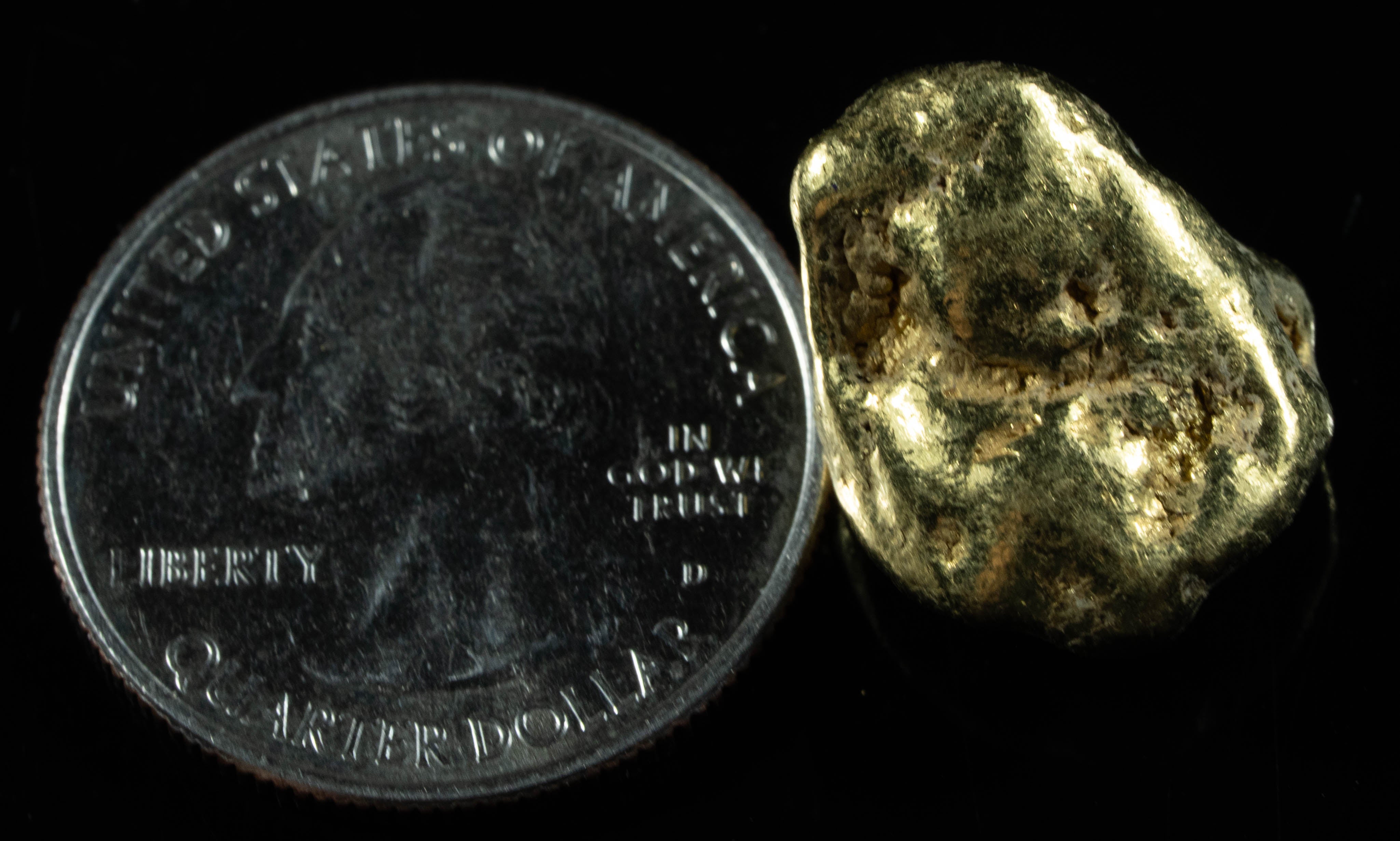 #484 Alaskan BC Natural Gold Nugget 16.73 Grams Genuine