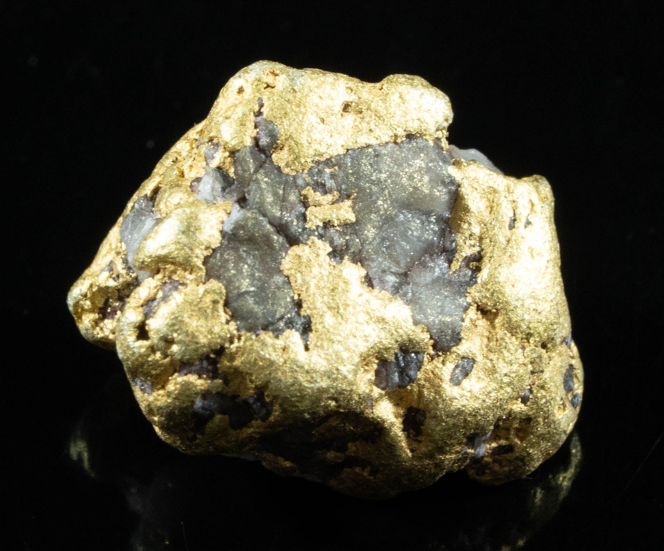 QN-30 "Alaskan BC Gold Nuggets with Quartz" Genuine 4.88 Grams