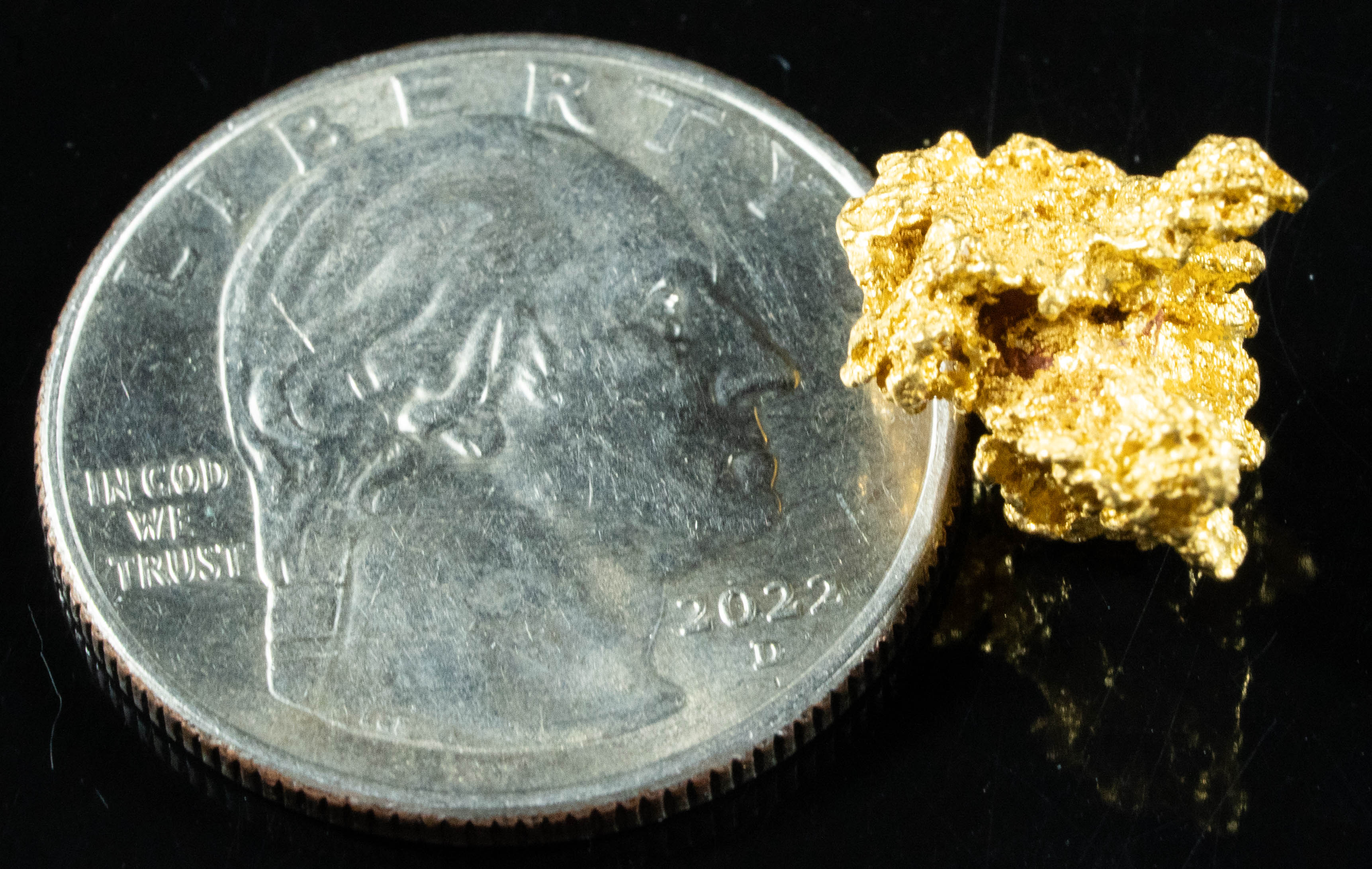 #901 Natural Gold Nugget Australian 3.68 Grams Genuine