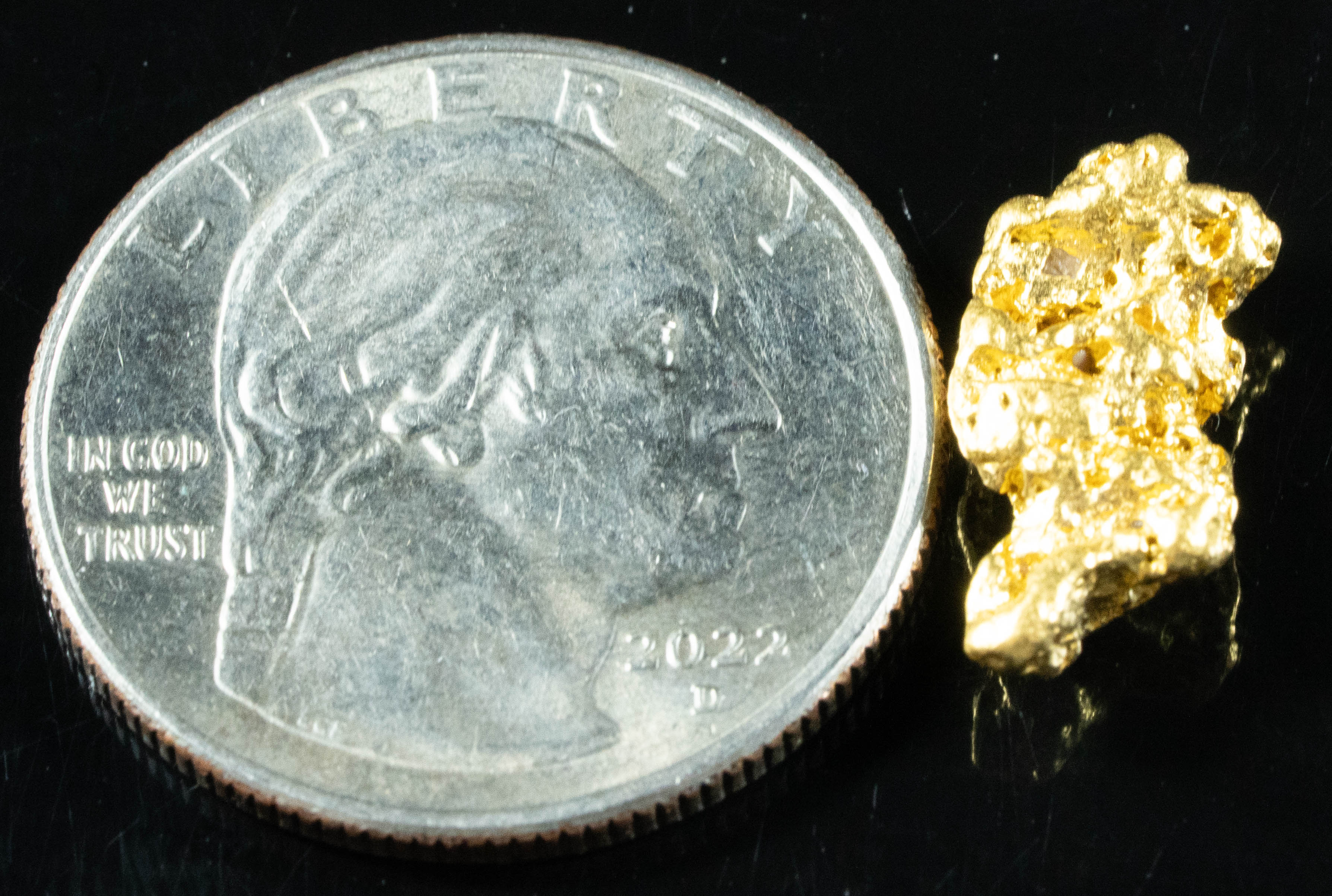 #905 Natural Gold Nugget Australian 2.49 Grams Genuine