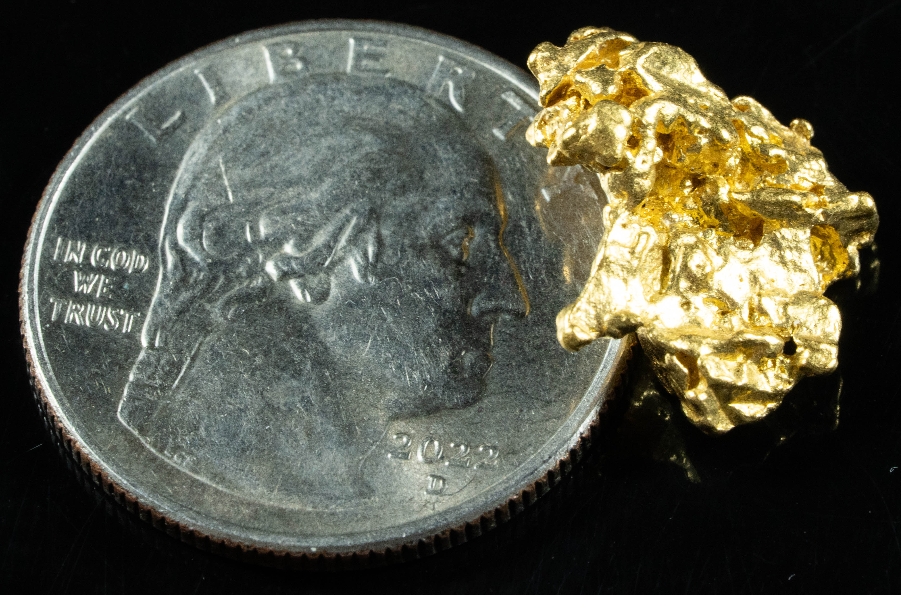 #907 Natural Gold Nugget Australian 4.54 Grams Genuine