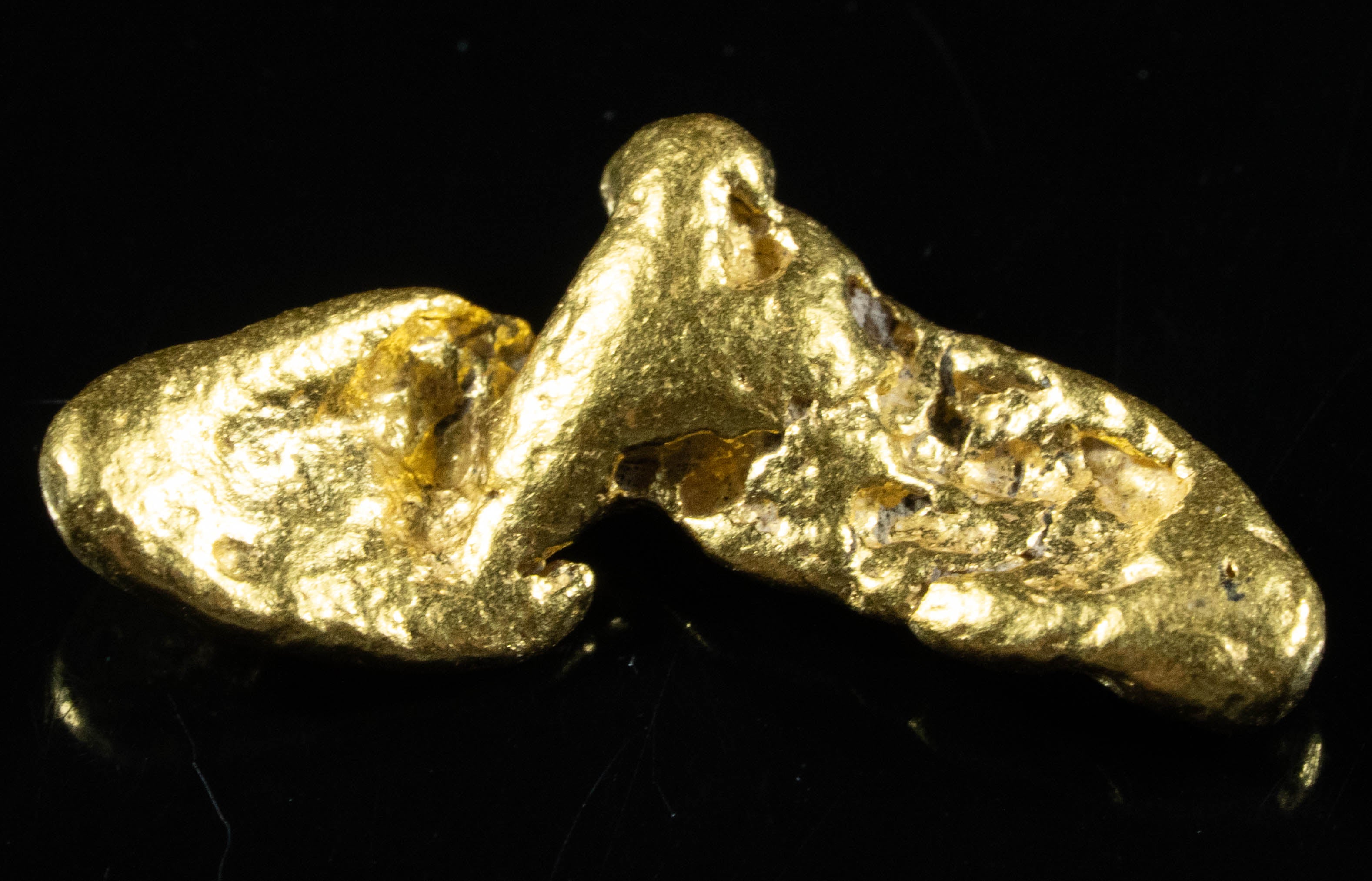 #910 Natural Gold Nugget Australian 3.86 Grams Genuine
