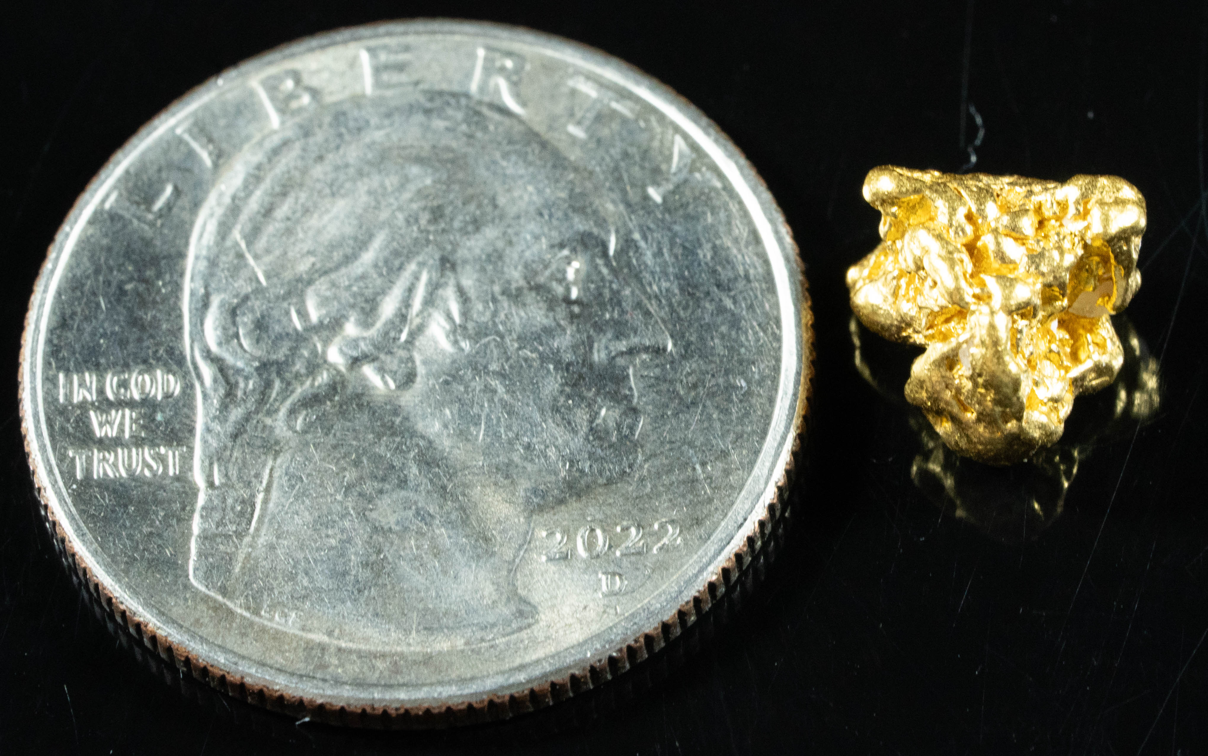 #930 Natural Gold Nugget Australian 2.84 Grams Genuine