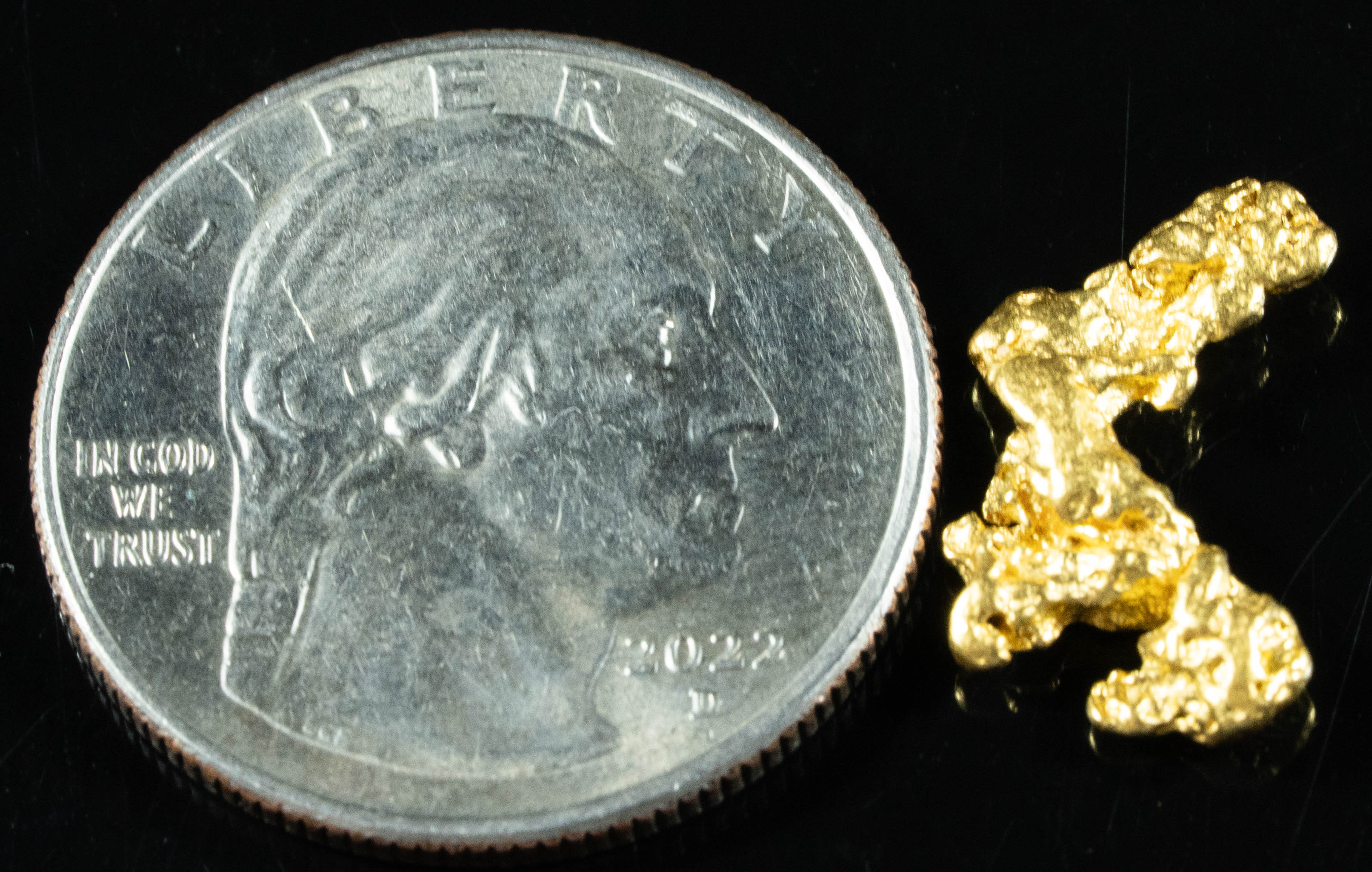 #933 Natural Gold Nugget Australian 2.12 Grams Genuine