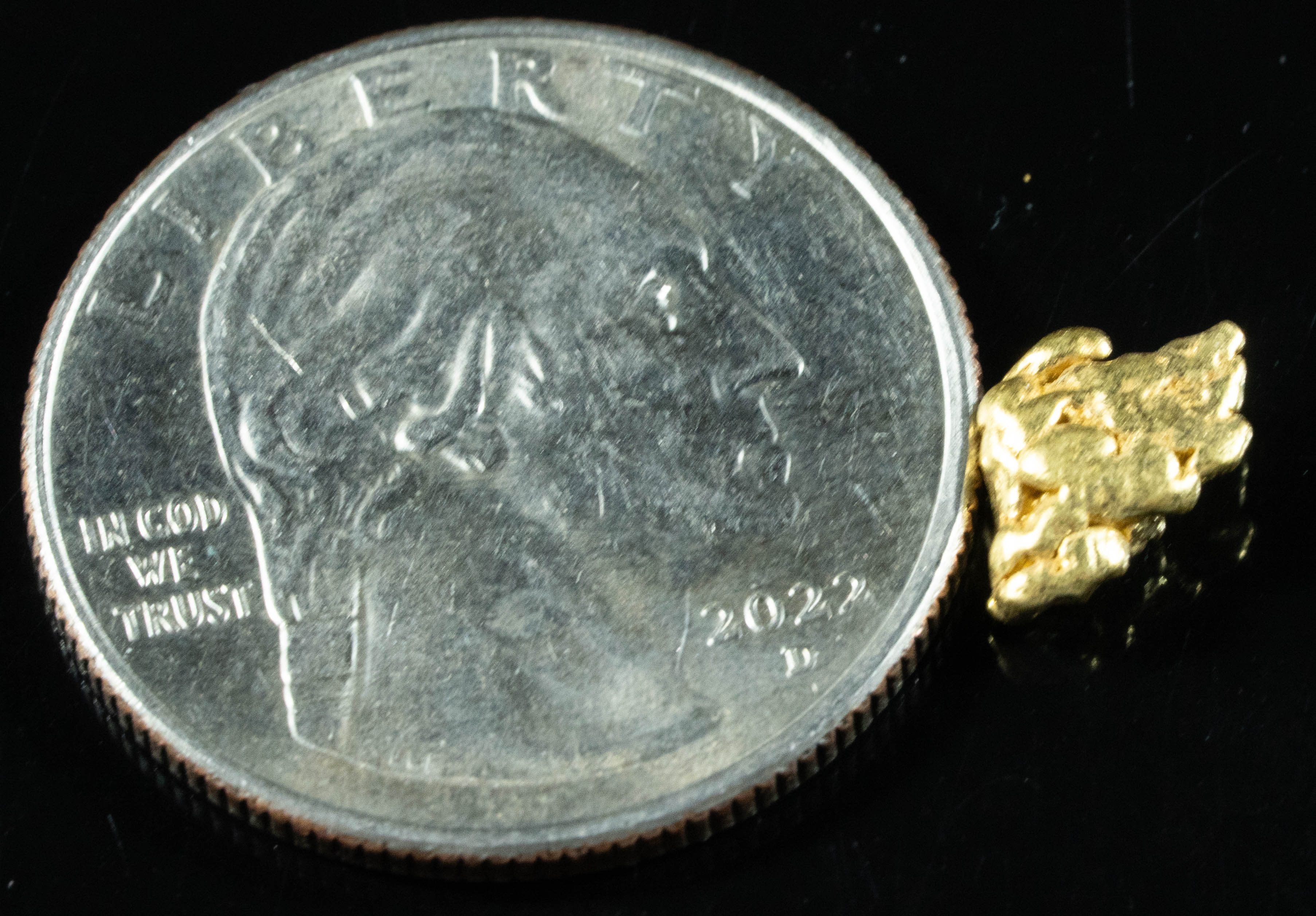 #7 Alaskan BC Natural Gold Nugget .93 Grams Genuine