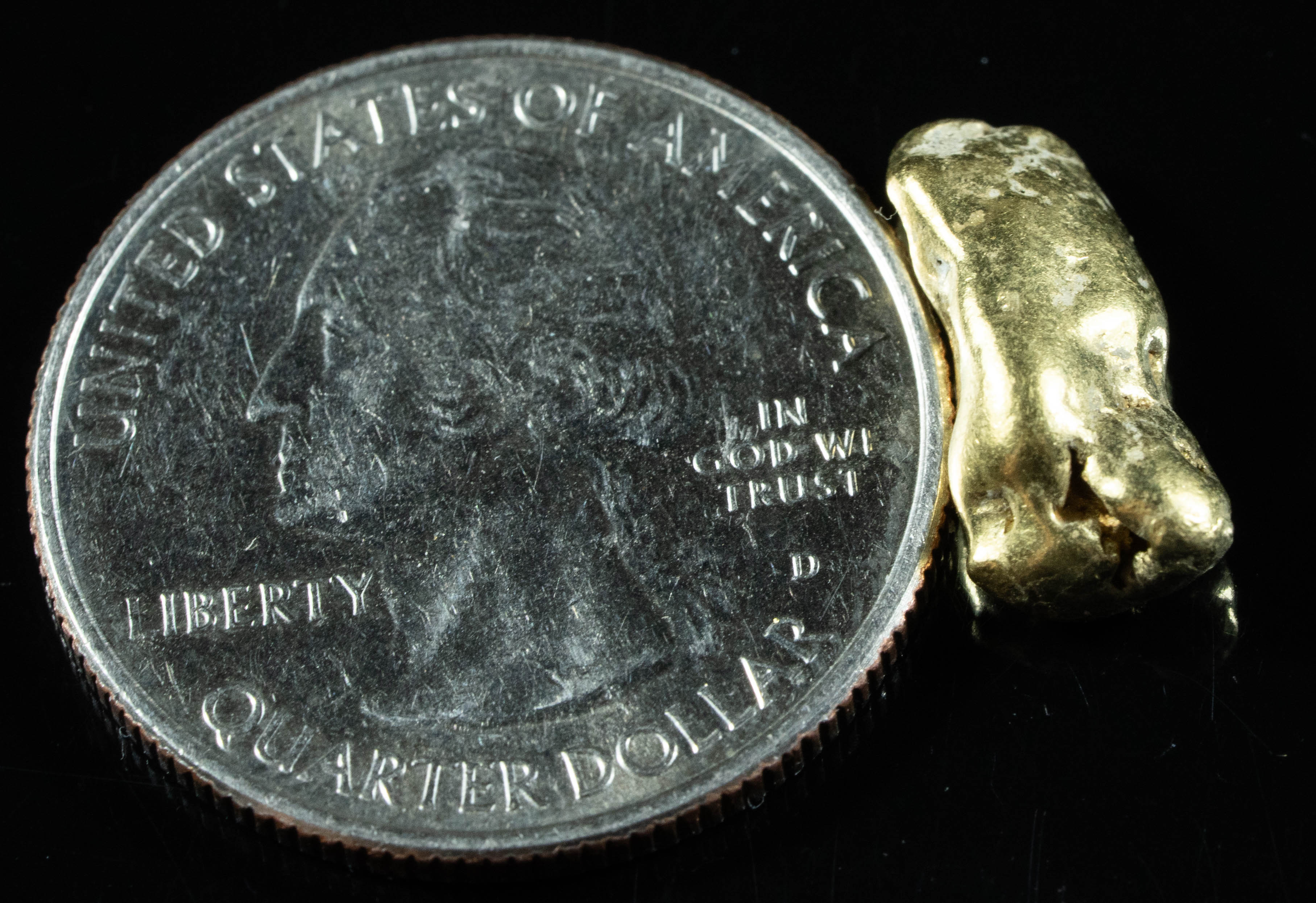 #289 Alaskan BC Natural Gold Nugget 3.49 Grams Genuine