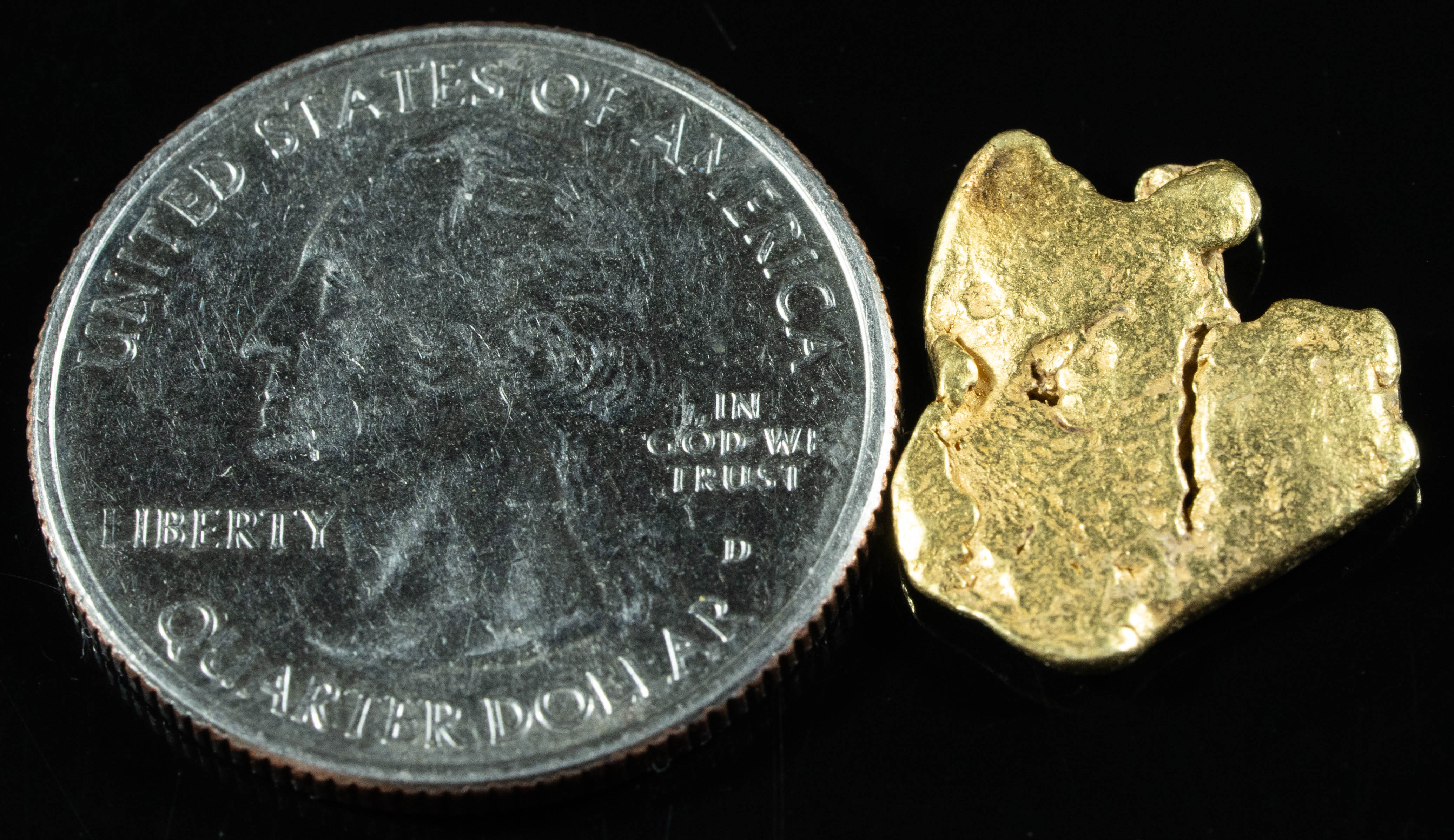 #290 Alaskan BC Natural Gold Nugget 3.61 Grams Genuine