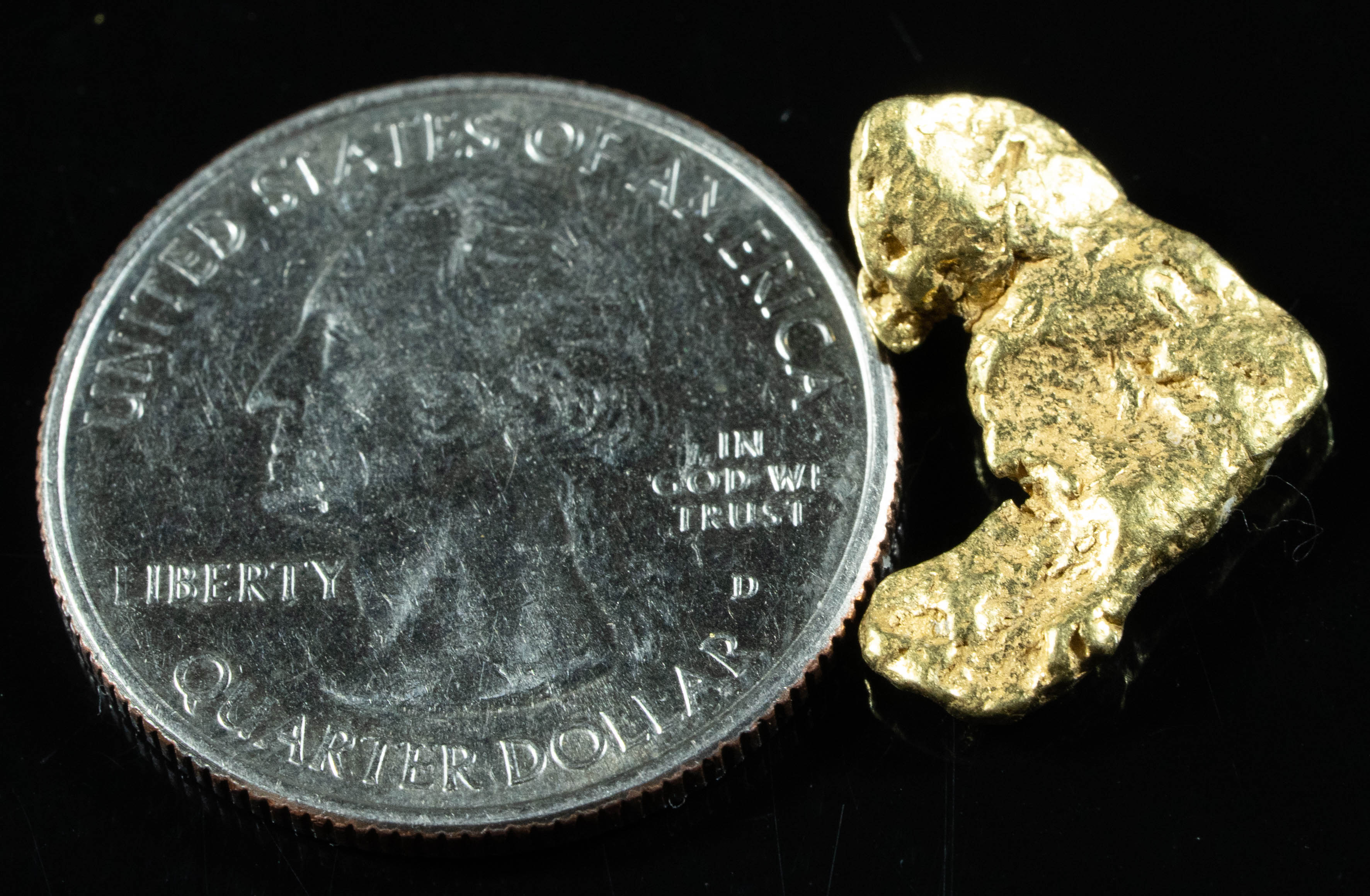 #291 Alaskan BC Natural Gold Nugget 3.77 Grams Genuine