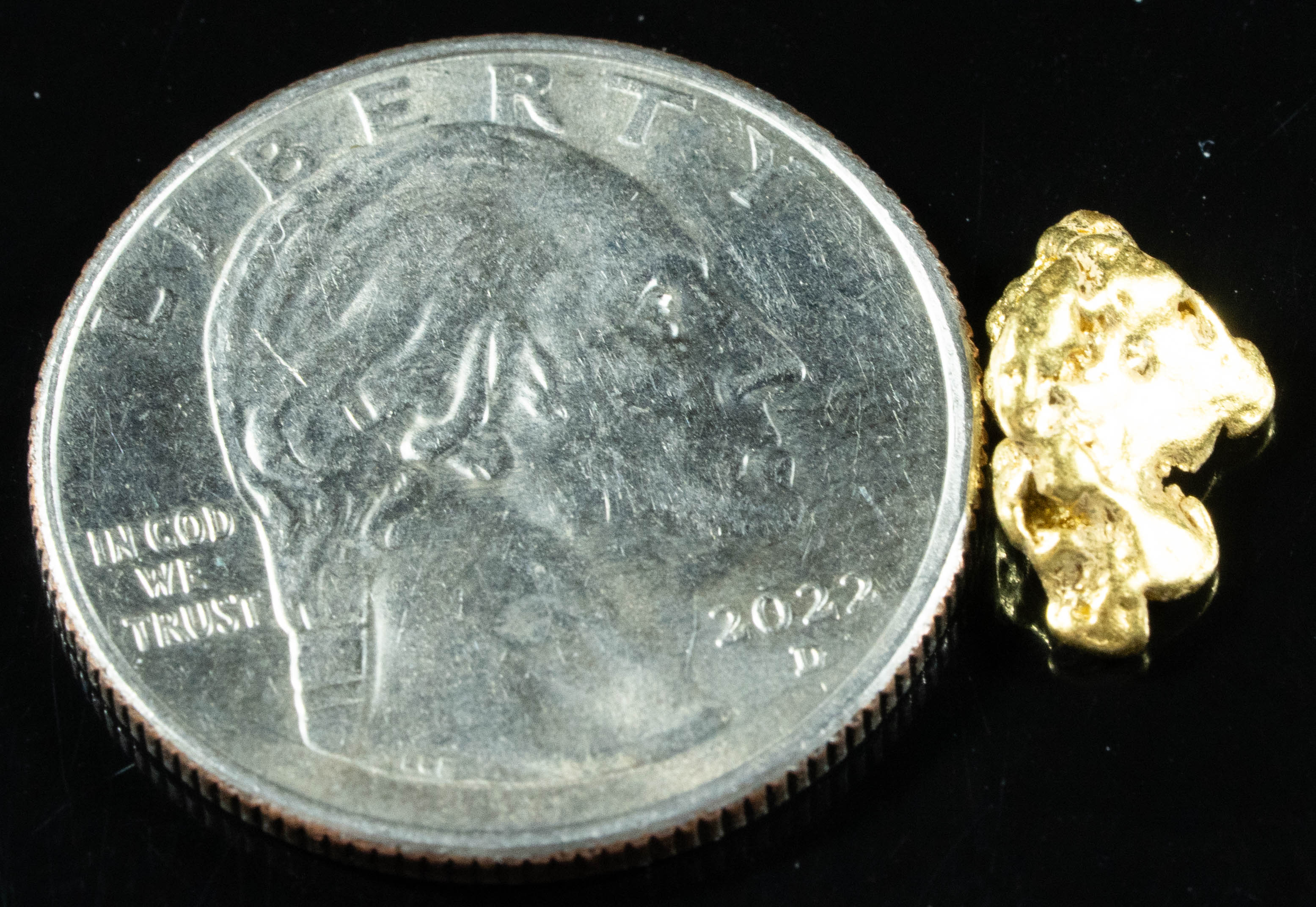 #11 Alaskan BC Natural Gold Nugget 1.38 Grams Genuine