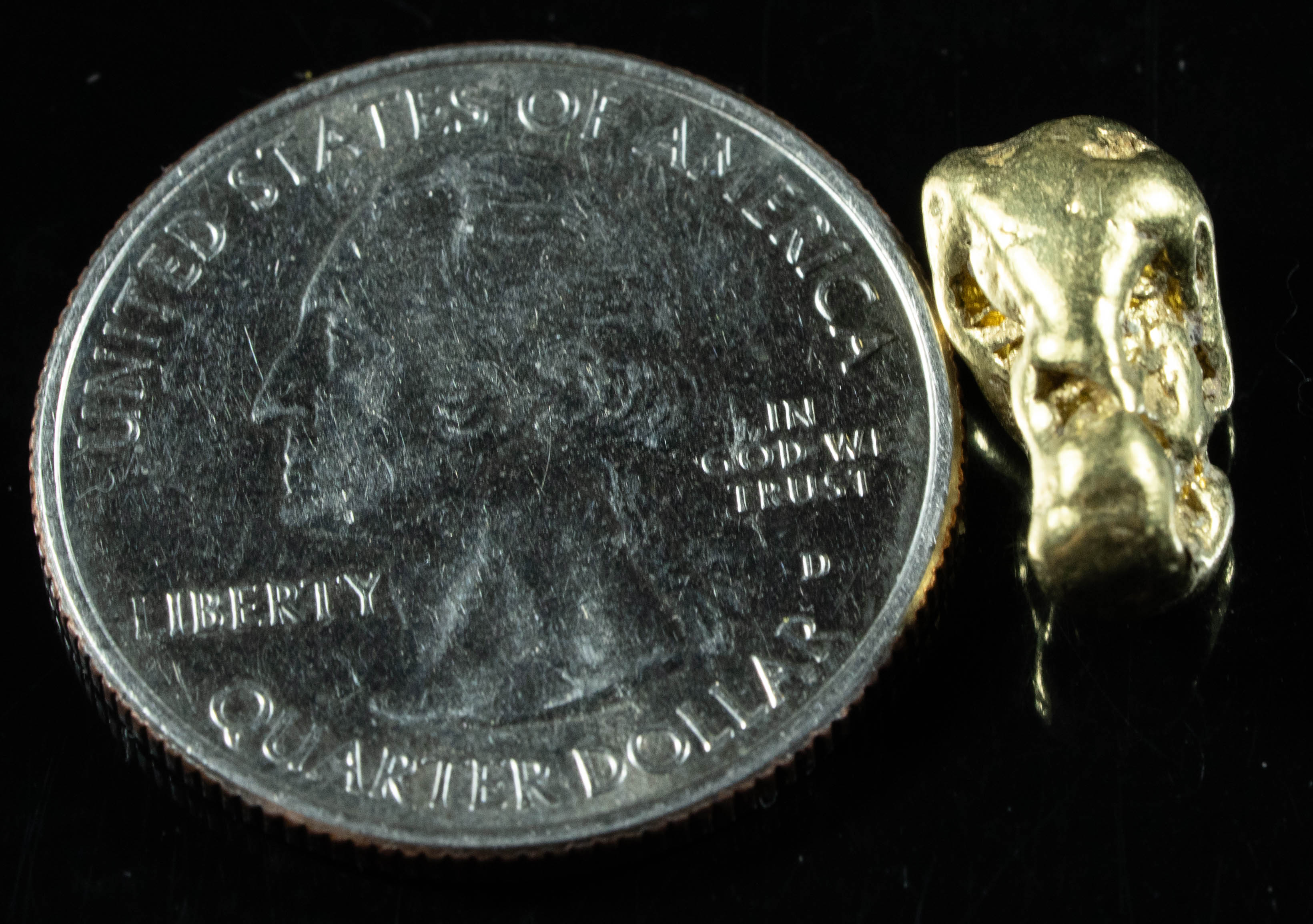 #295 Alaskan BC Natural Gold Nugget 4.68 Grams Genuine
