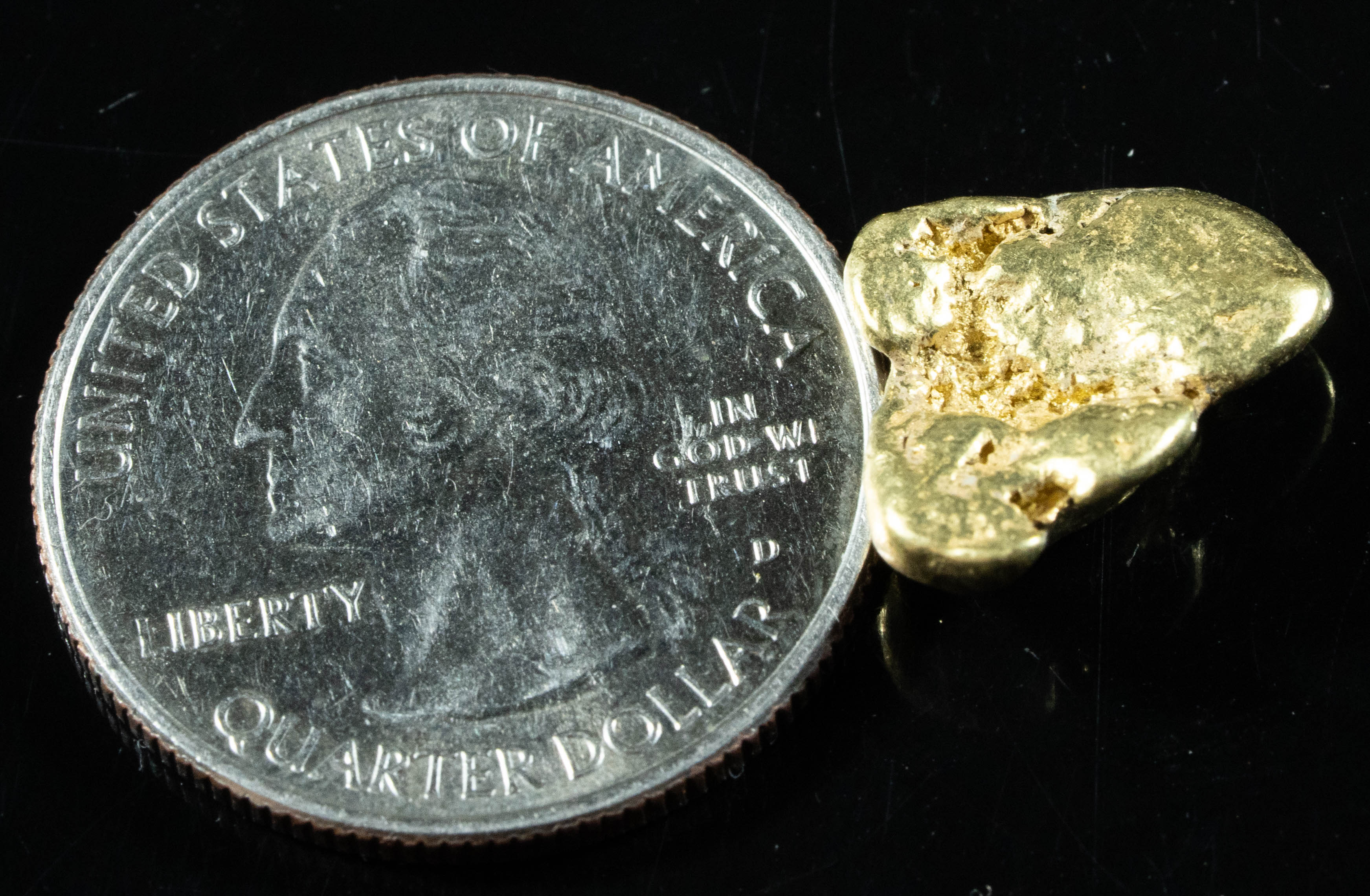 #298 Alaskan BC Natural Gold Nugget 4.34 Grams Genuine