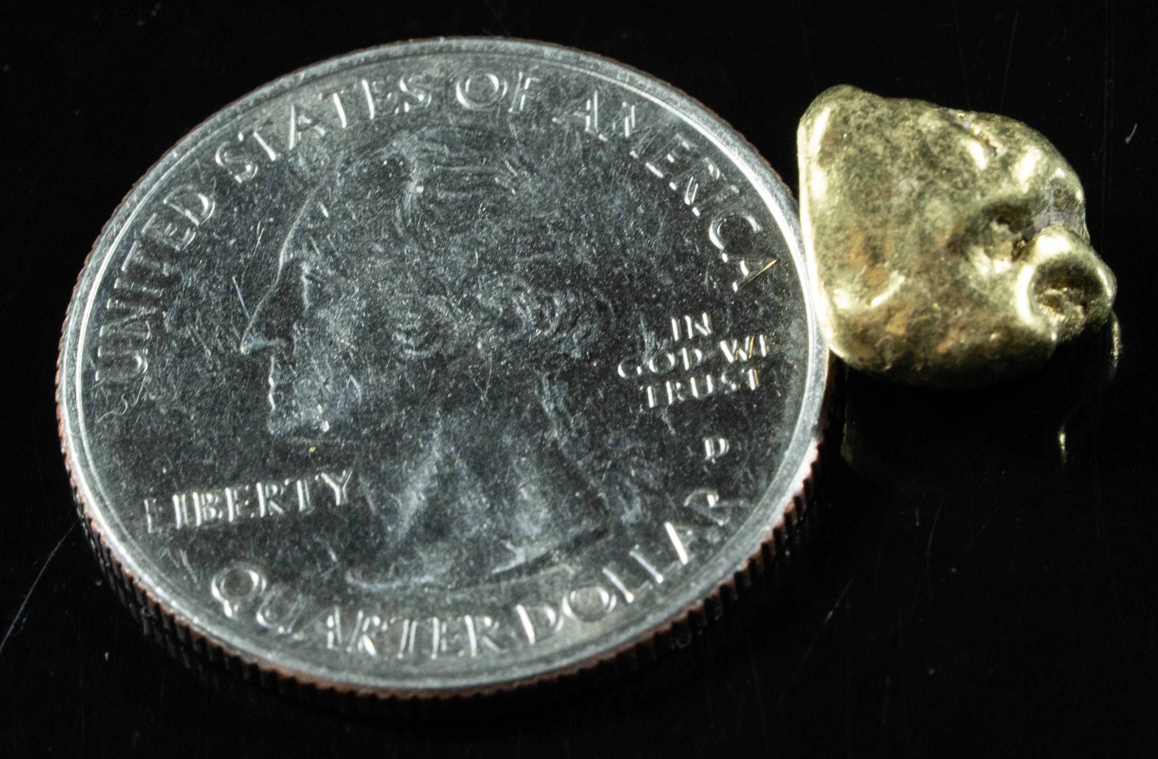 #301 Alaskan BC Natural Gold Nugget 3.95 Grams Genuine