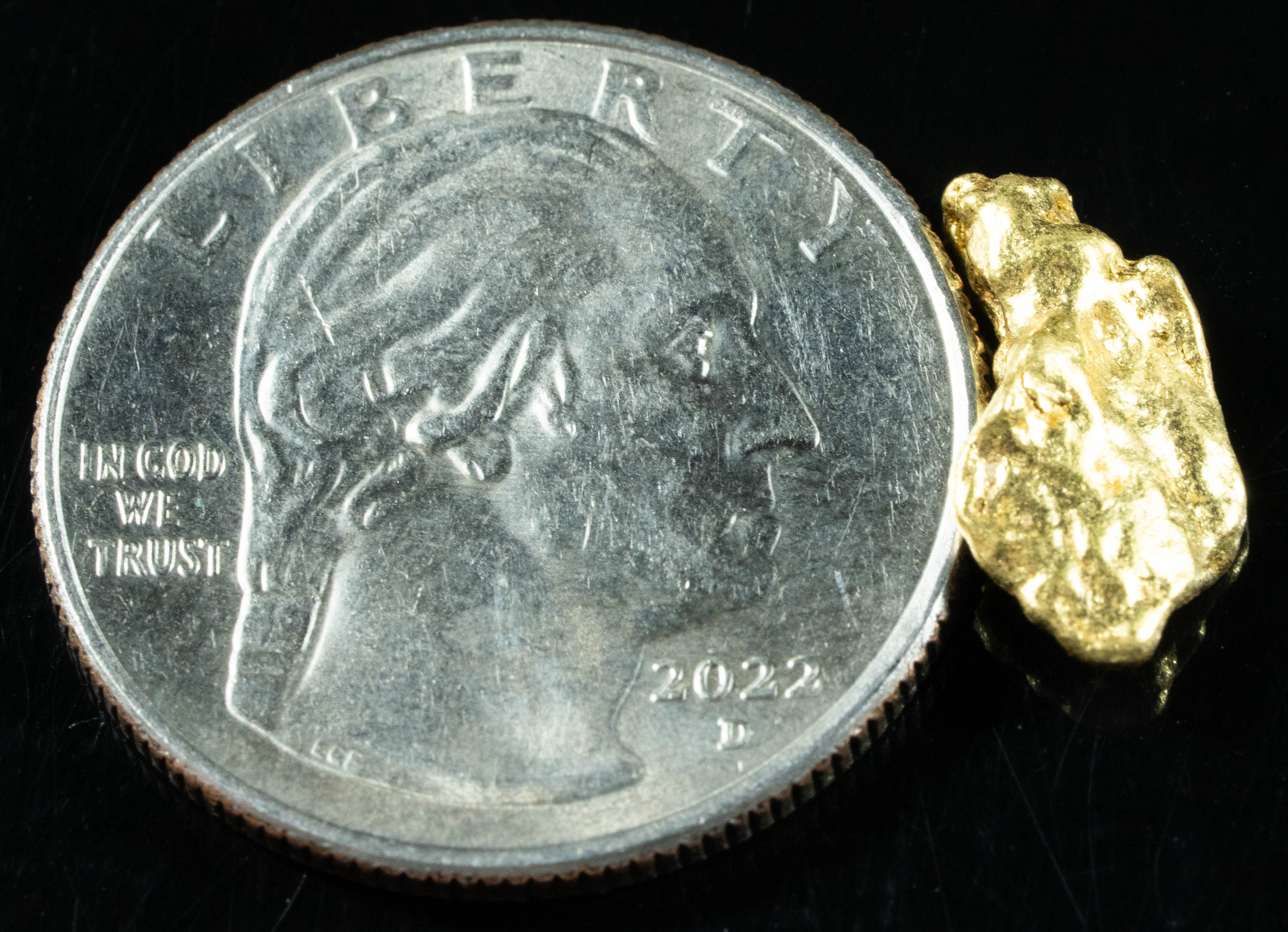 #48 Alaskan BC Natural Gold Nugget 1.50 Grams Genuine