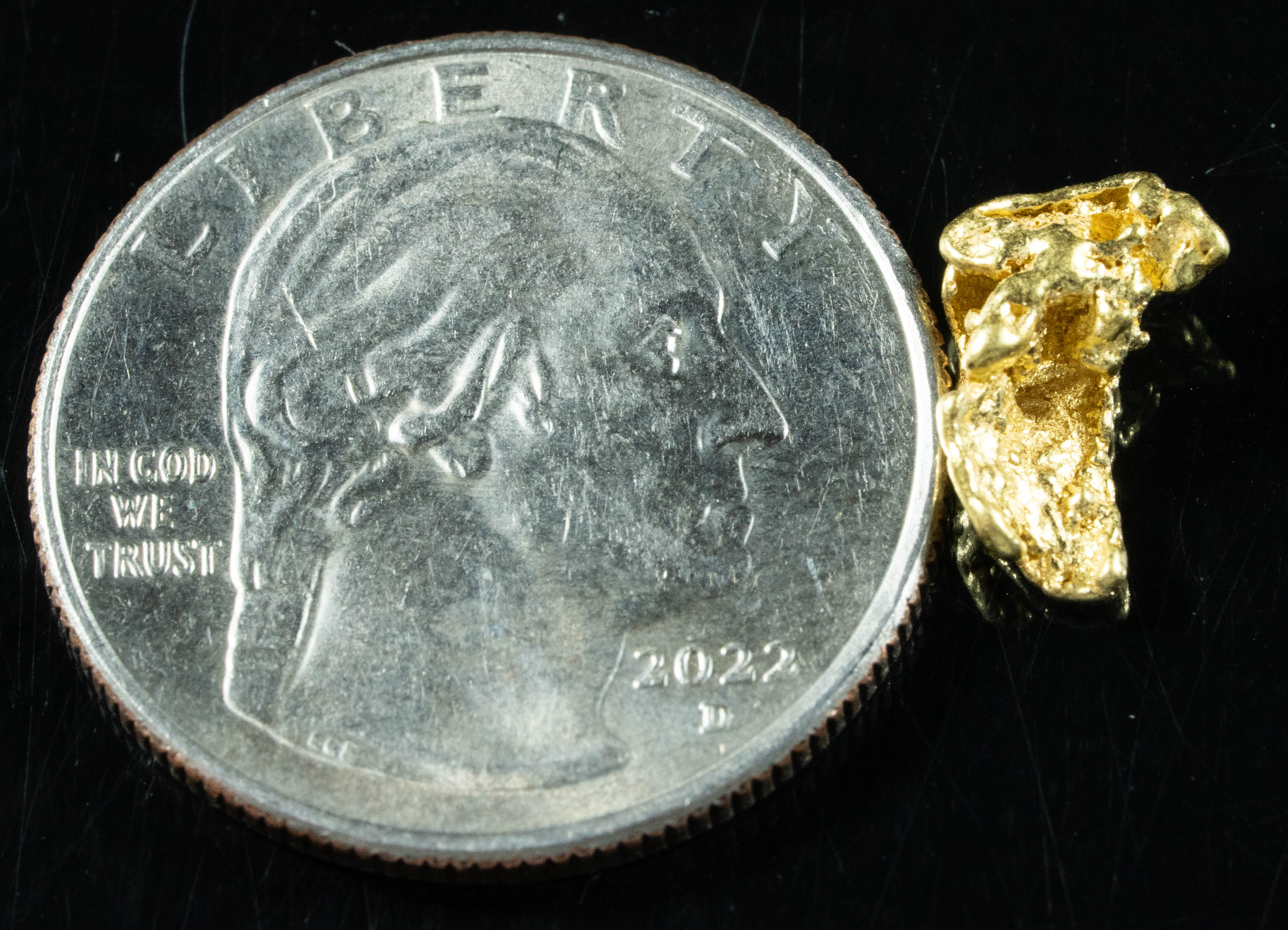 #49 Alaskan BC Natural Gold Nugget 1.03 Grams Genuine