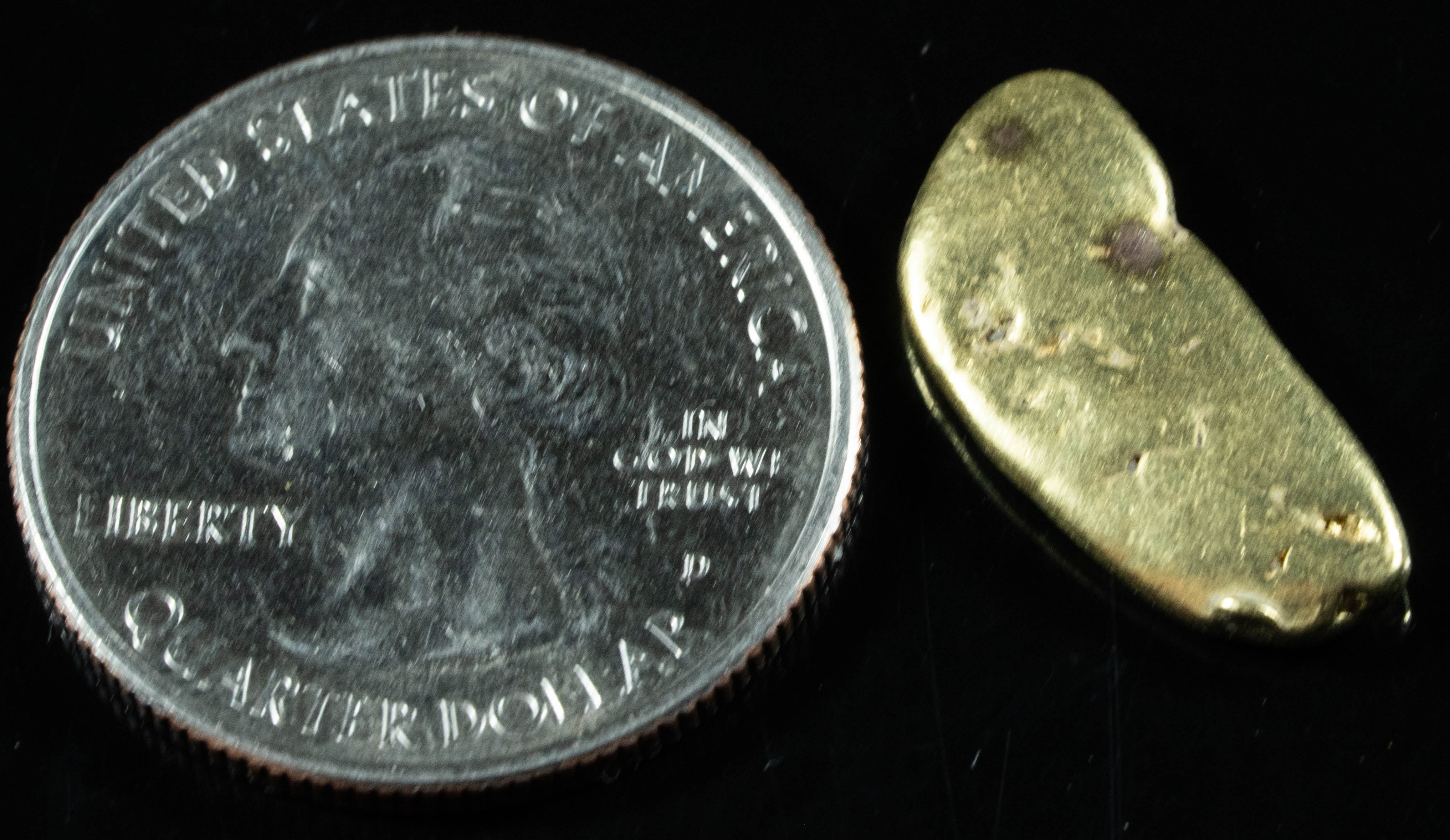 #308 Alaskan BC Natural Gold Nugget 4.55 Grams Genuine