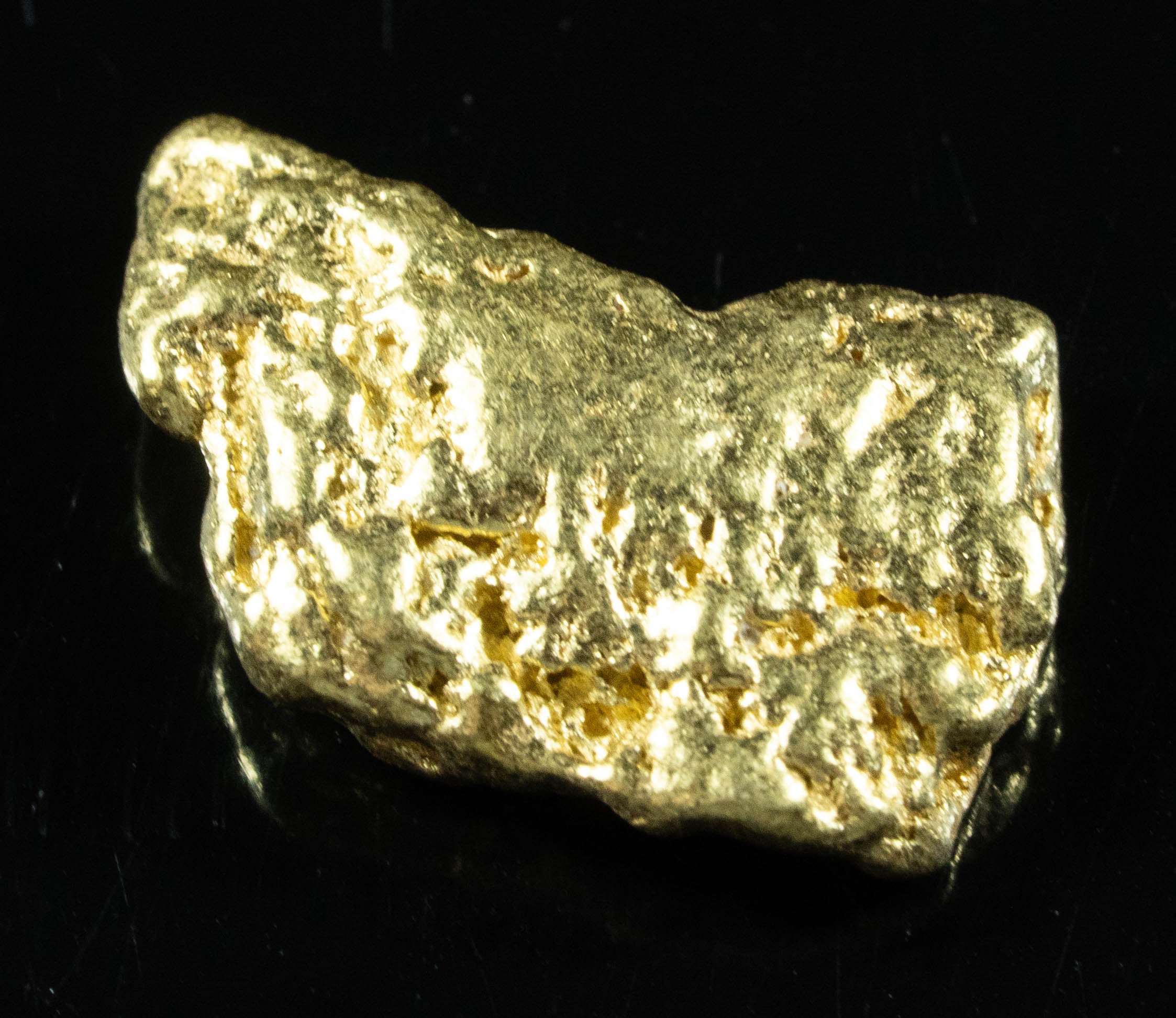 #258 Alaskan BC Natural Gold Nugget 4.36 Grams Genuine