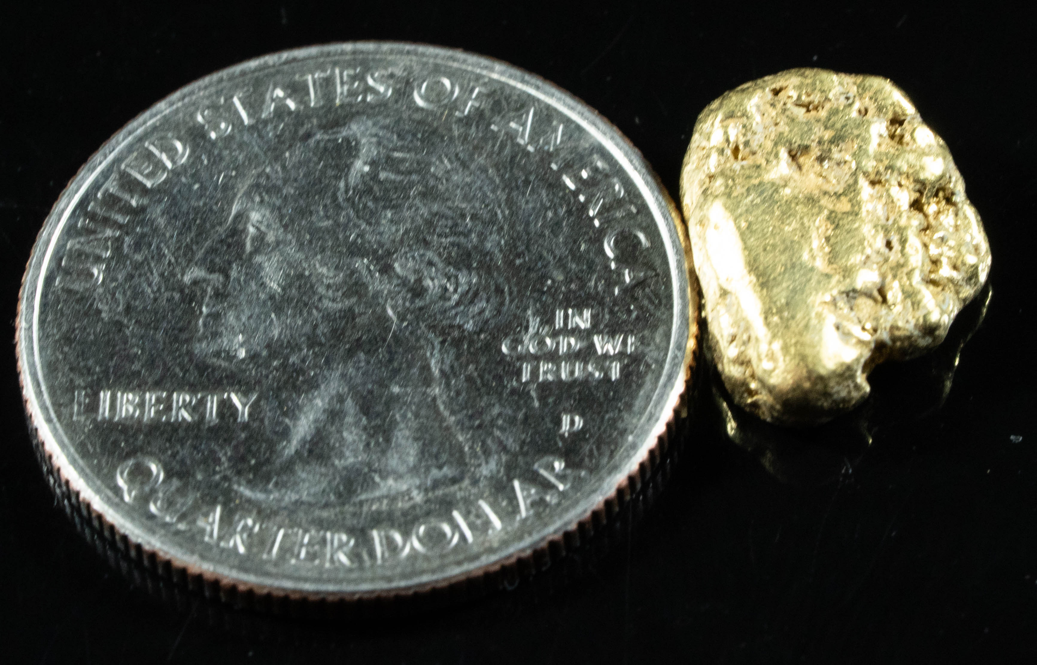 #313 Alaskan BC Natural Gold Nugget 4.30 Grams Genuine