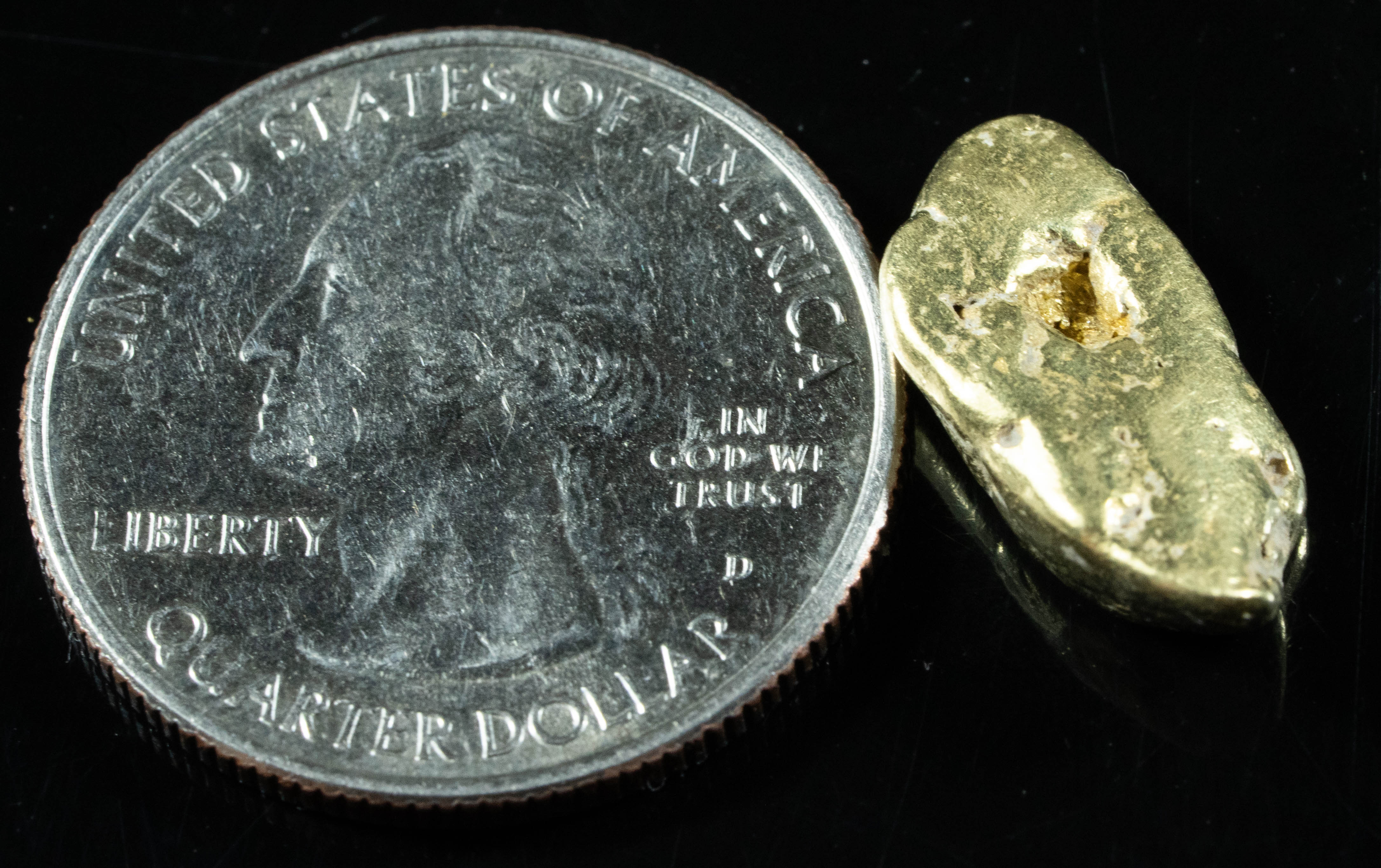 #315 BC Natural Gold Nugget 4.75 Grams Genuine