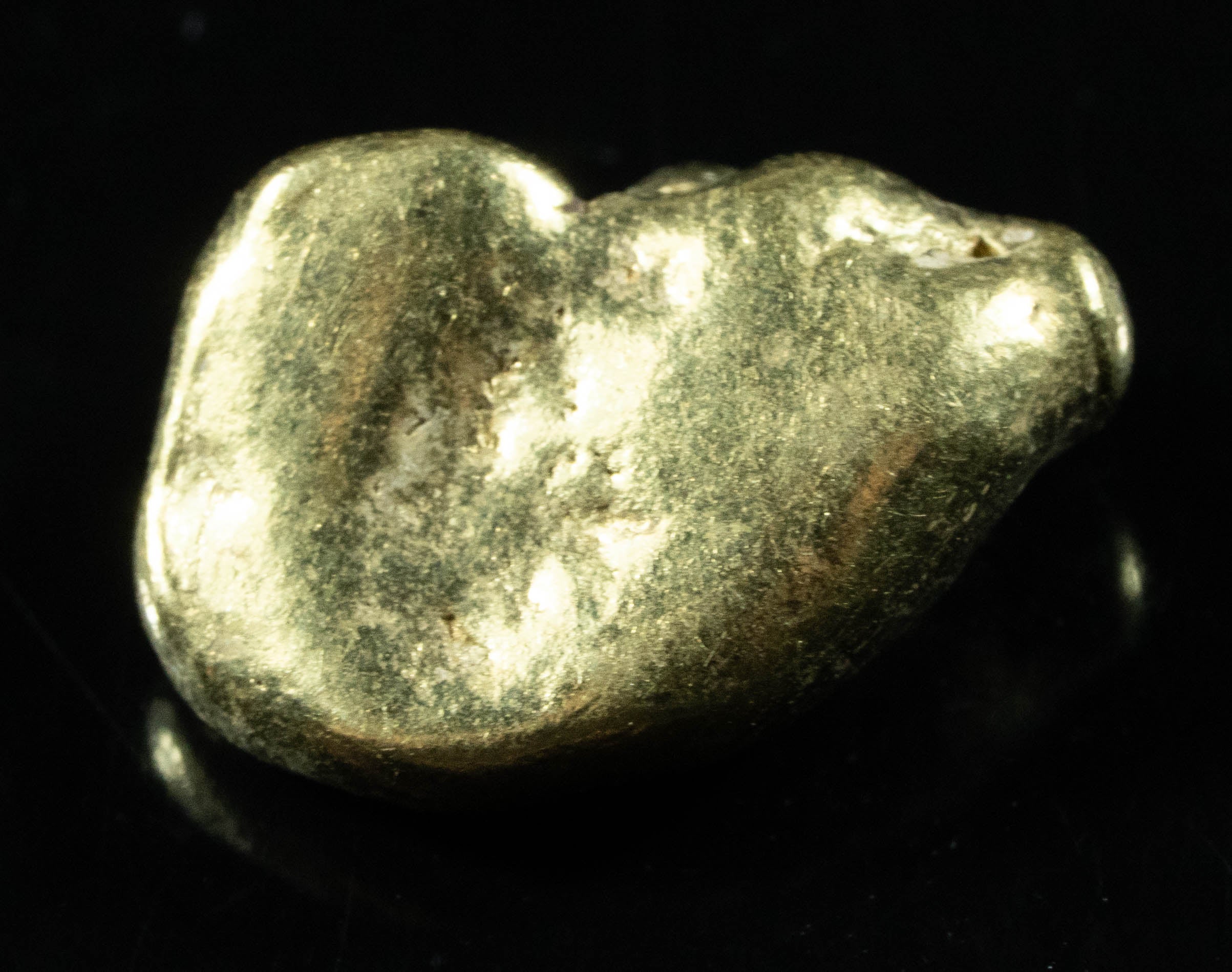 #323 BC Natural Gold Nugget 3.22 Grams Genuine