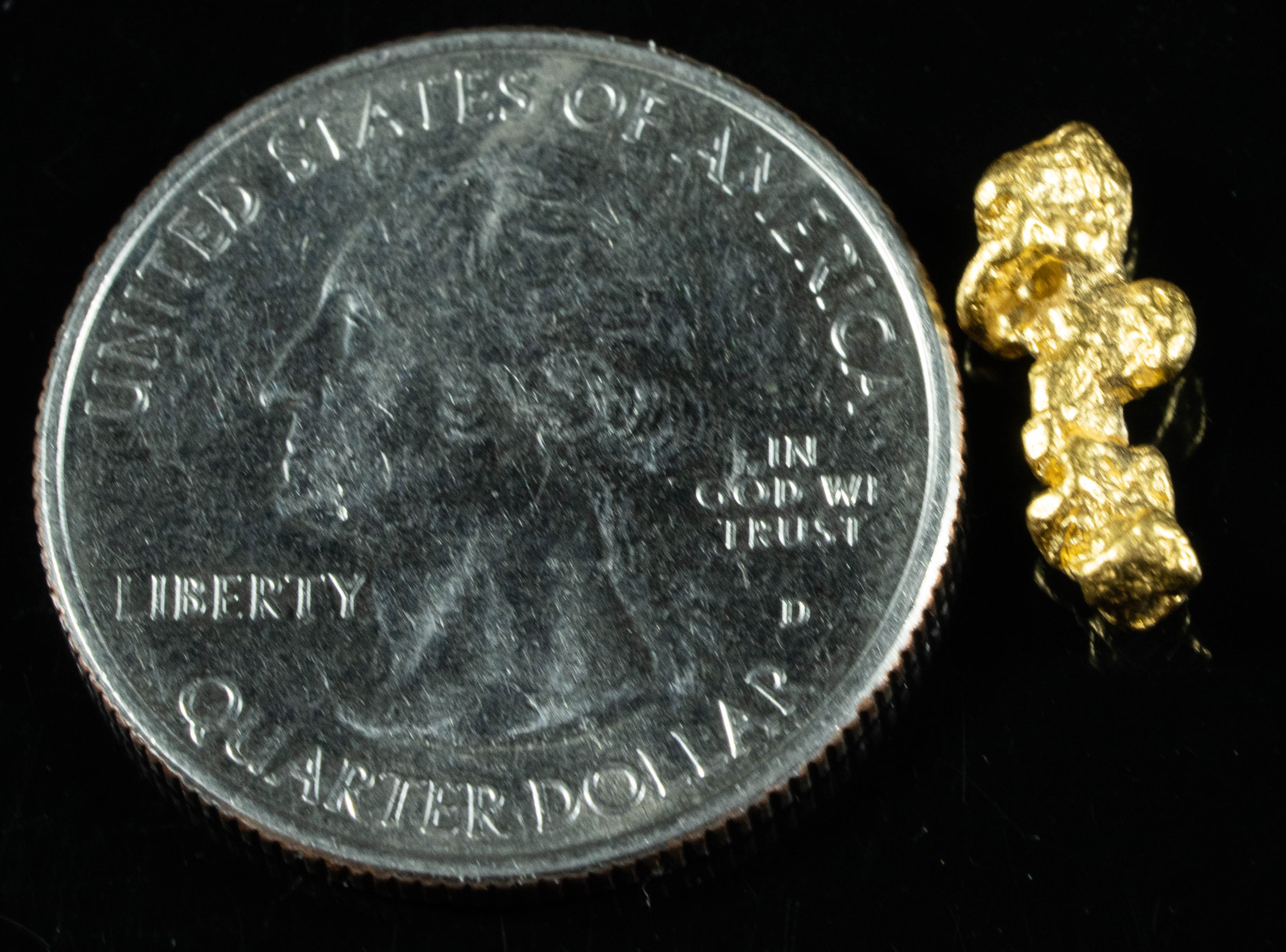 #731 Natural Gold Nugget Australian 1.37 Grams Genuine