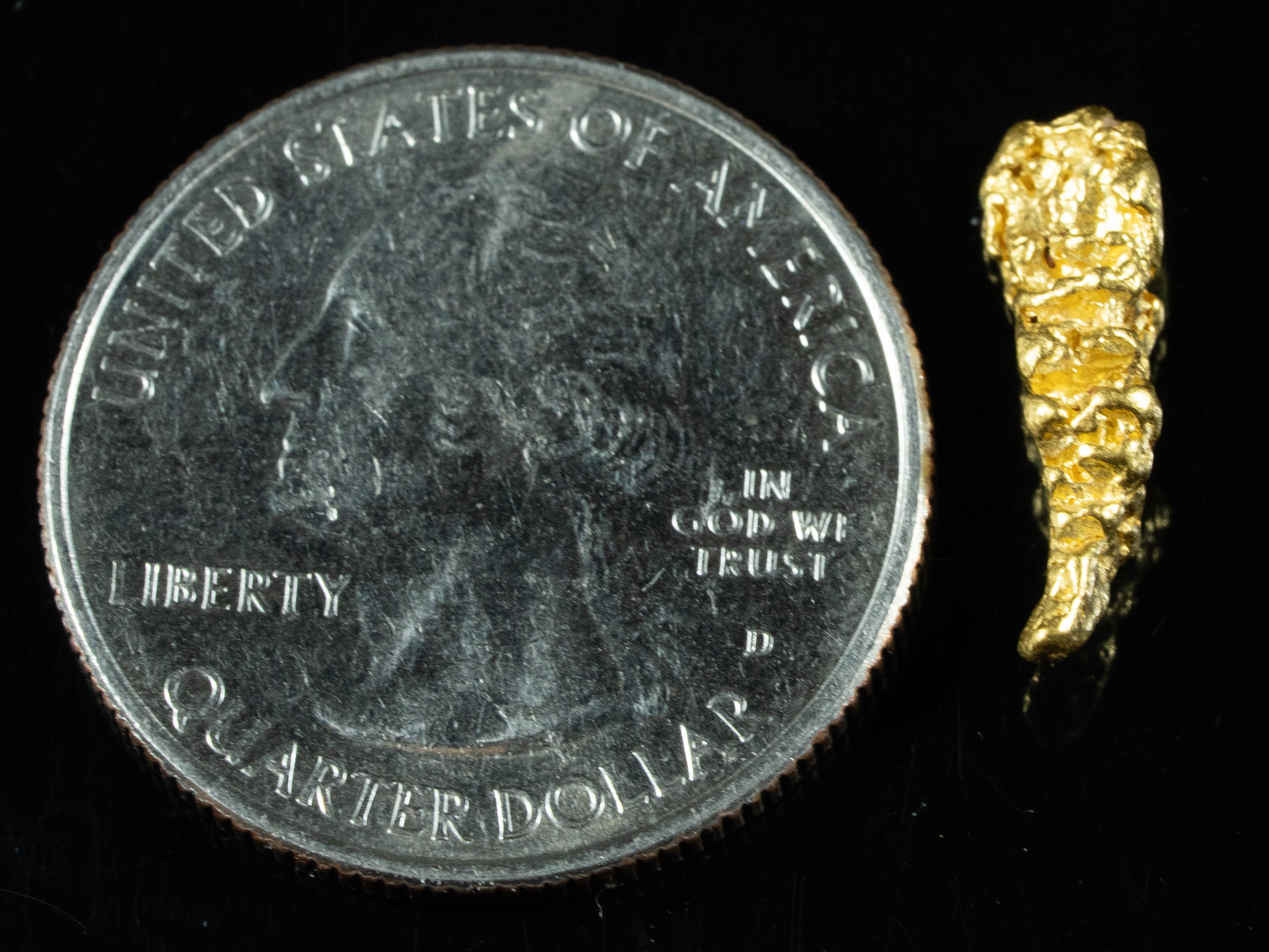 #732 Natural Gold Nugget Australian 1.65 Grams Genuine