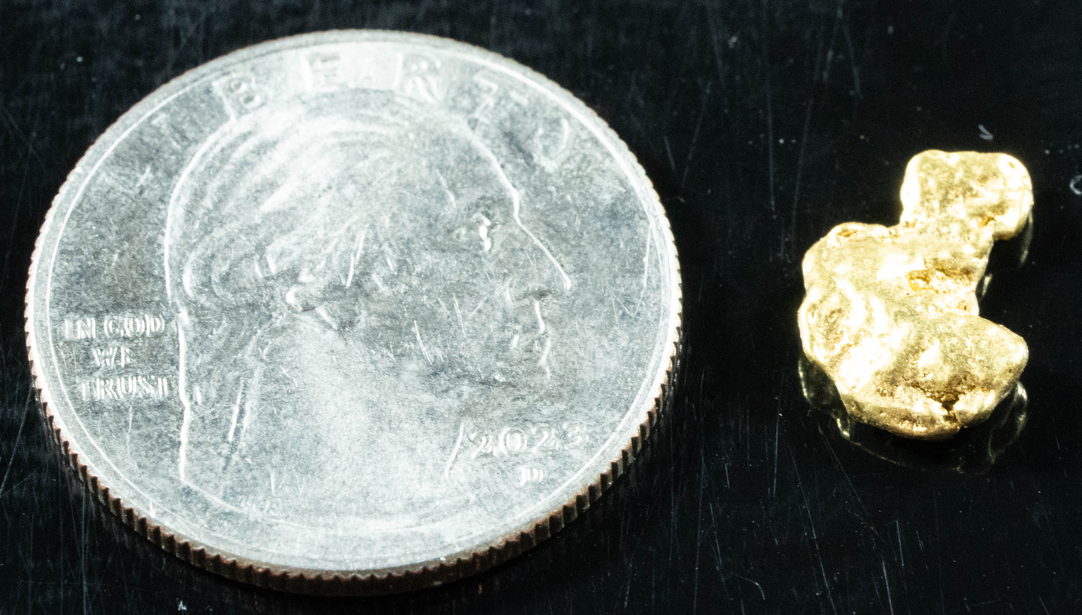 #35 Alaskan BC Natural Gold Nugget 1.54 Grams Genuine