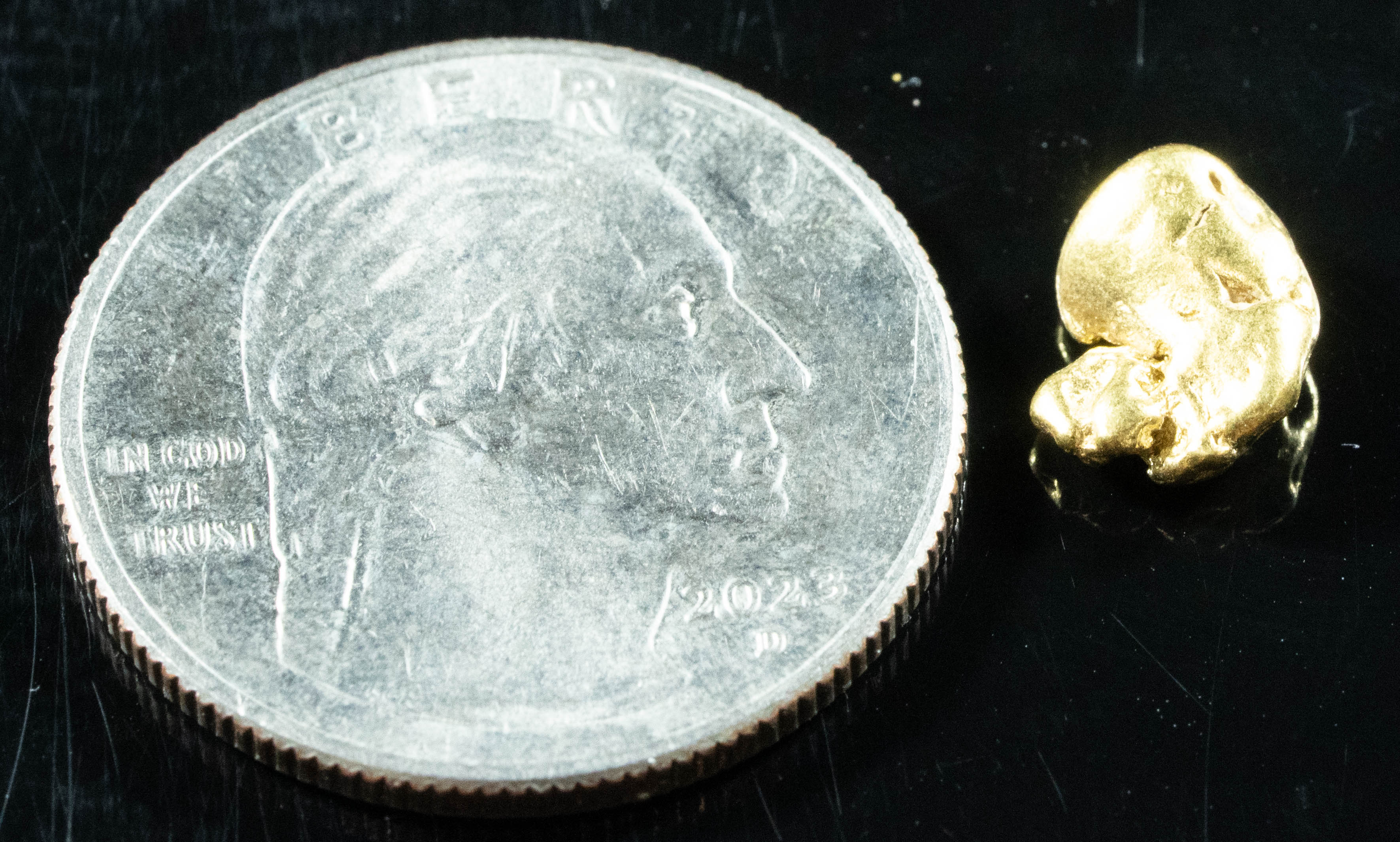 #41 Alaskan BC Natural Gold Nugget 1.71 Grams Genuine