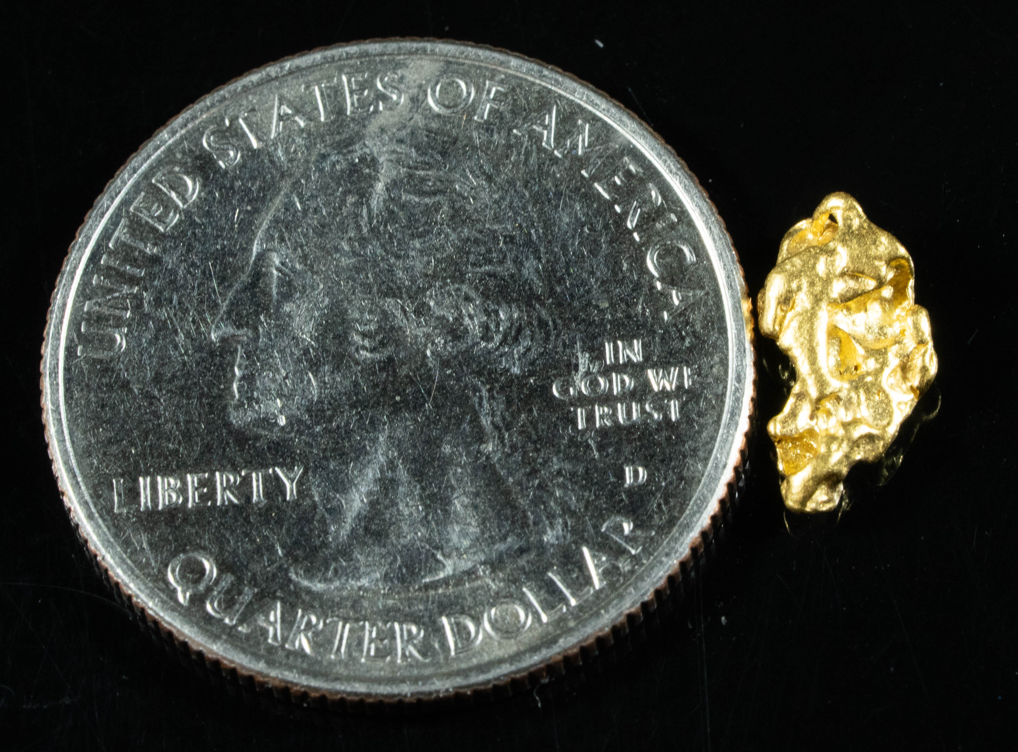 #742 Natural Gold Nugget Australian 1.14 Grams Genuine