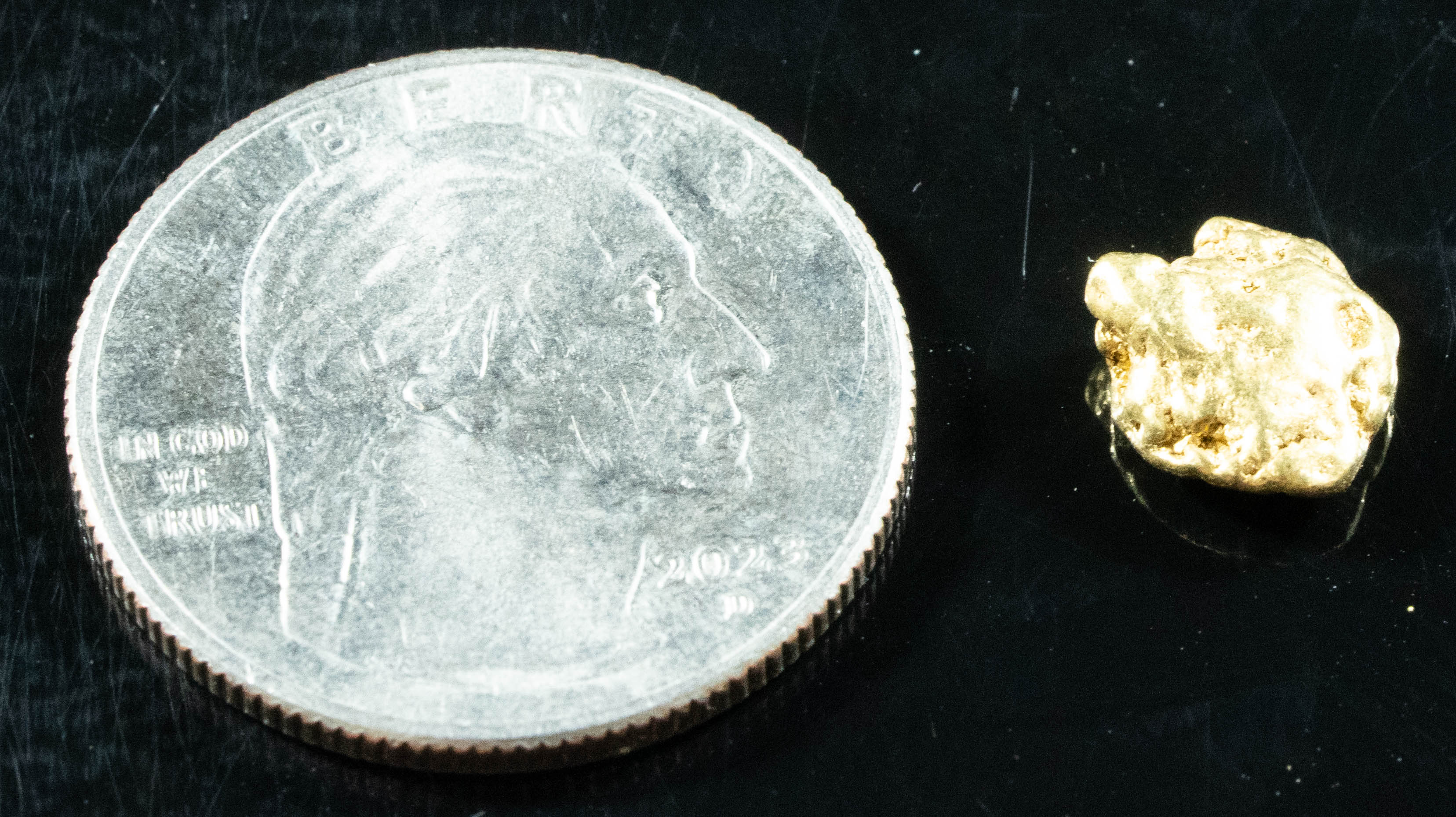 #53 Alaskan BC Natural Gold Nugget 1.69 Grams Genuine