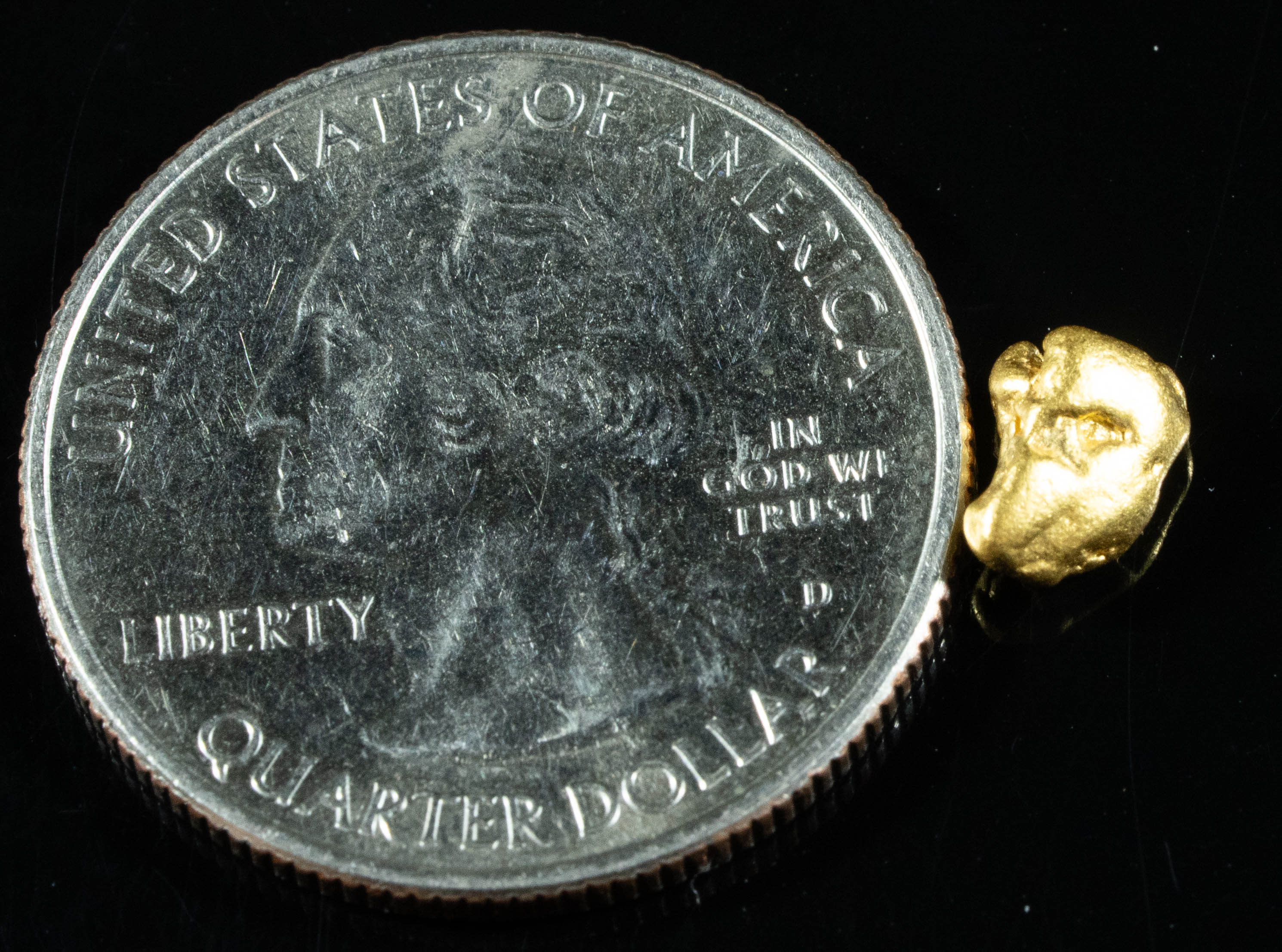 #754 Natural Gold Nugget Australian .90 Grams Genuine