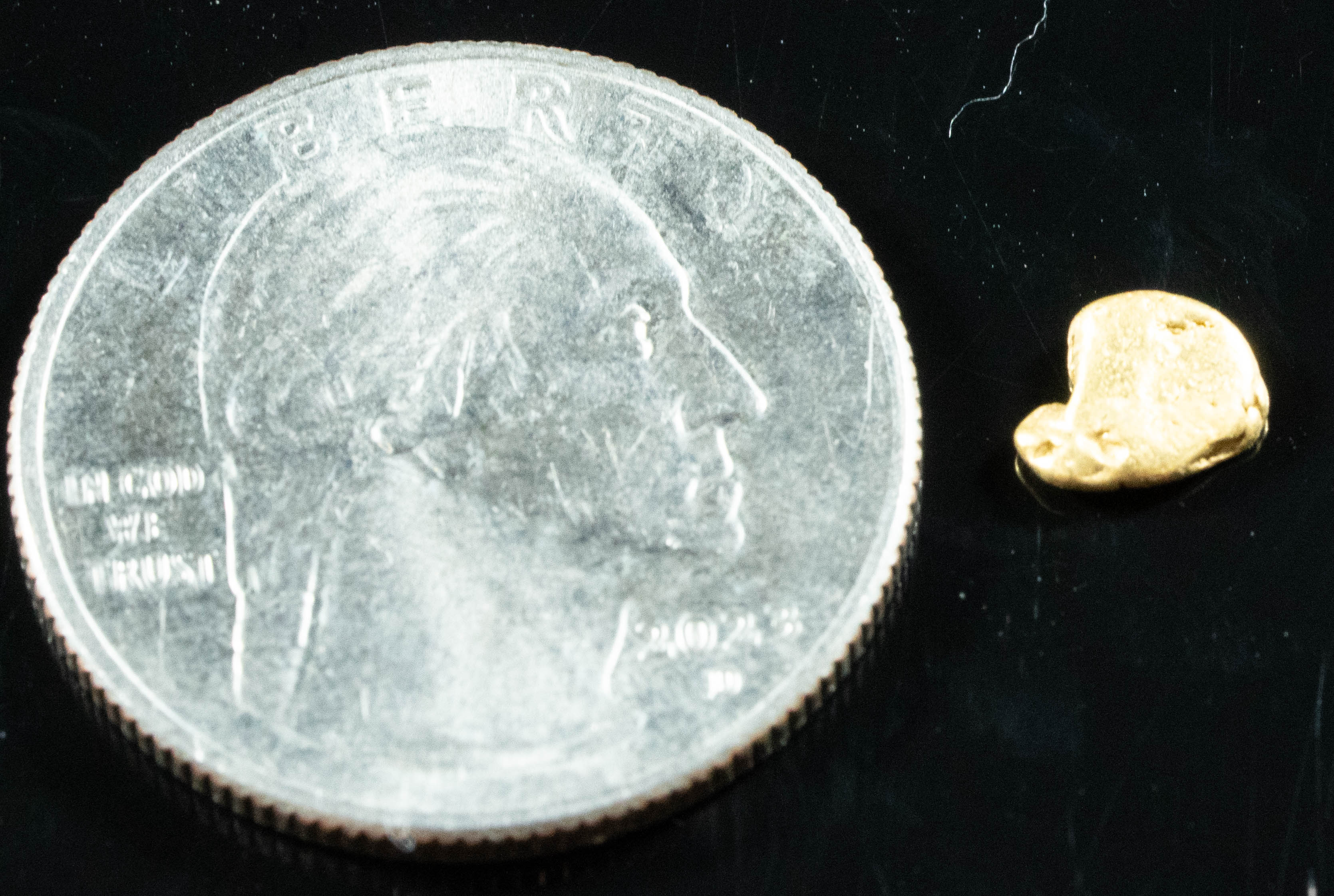 #83 Alaskan BC Natural Gold Nugget .41 Grams Genuine