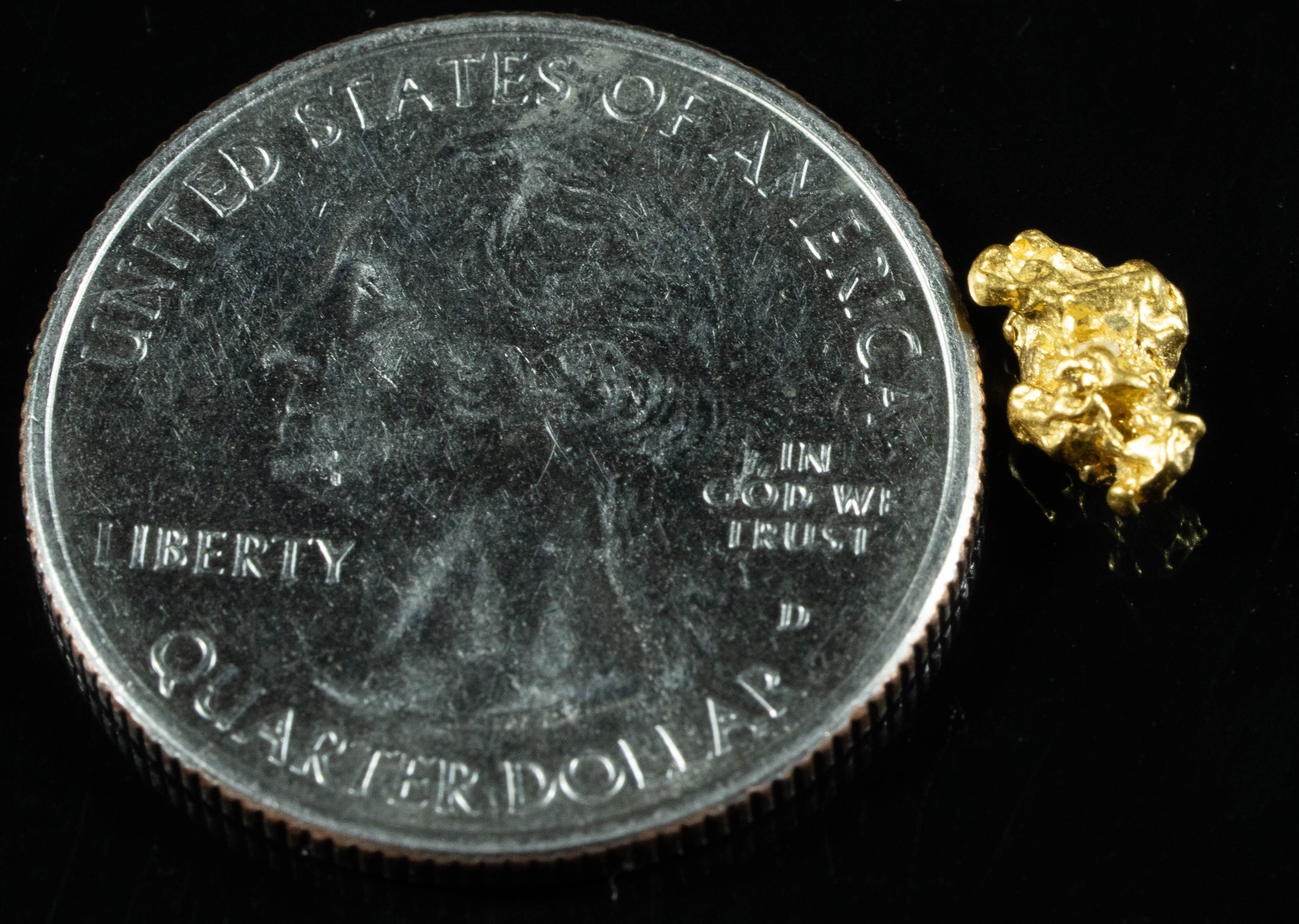 #760 Natural Gold Nugget Australian .60 Grams Genuine