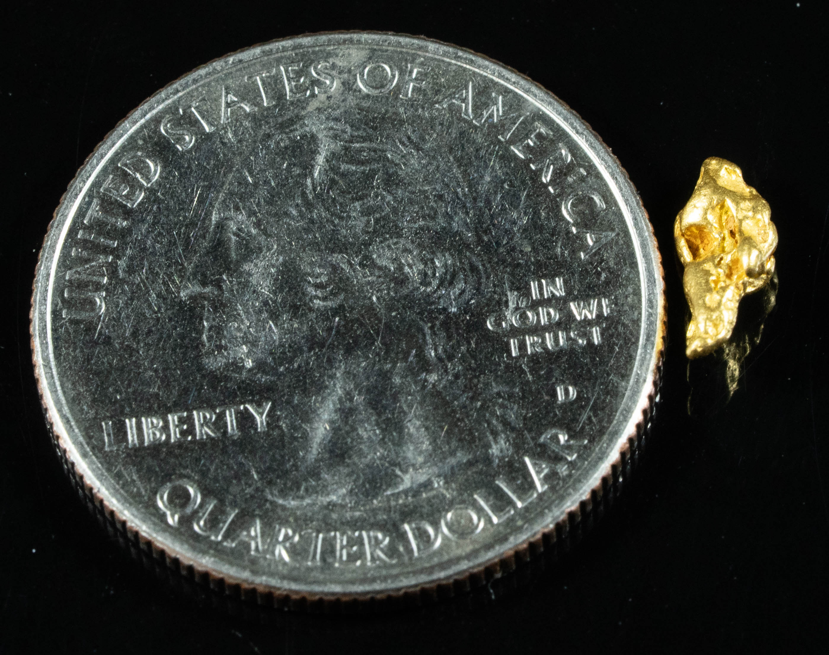 #765 Natural Gold Nugget Australian .65 Grams Genuine
