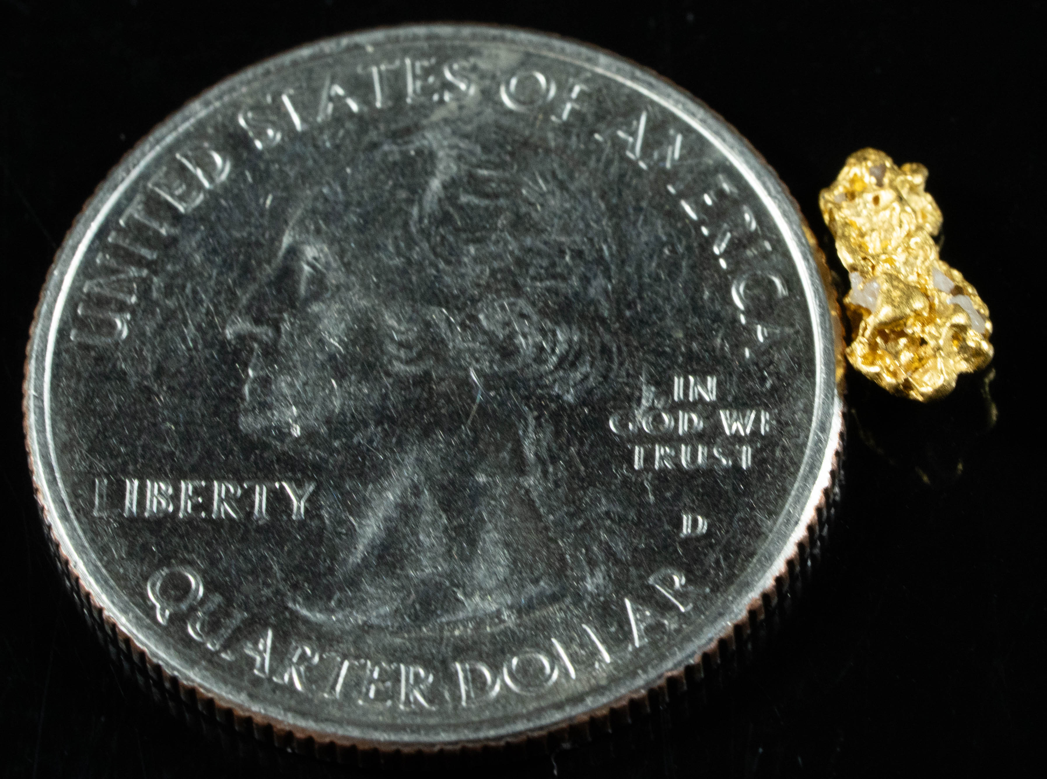 #768 Natural Gold Nugget Australian .51 Grams Genuine