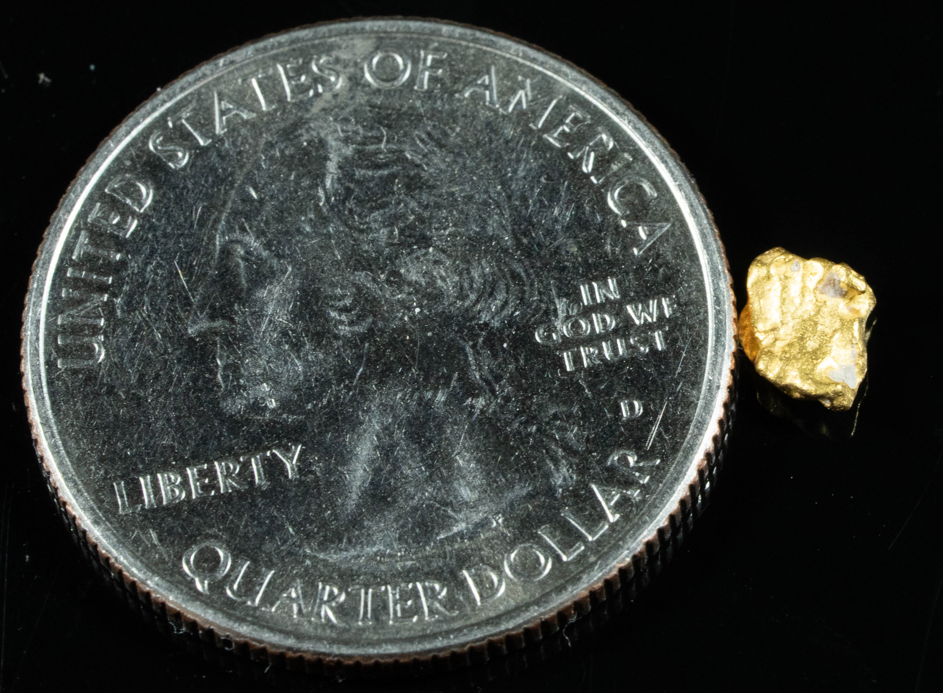 #772 Natural Gold Nugget Australian .40 Grams Genuine