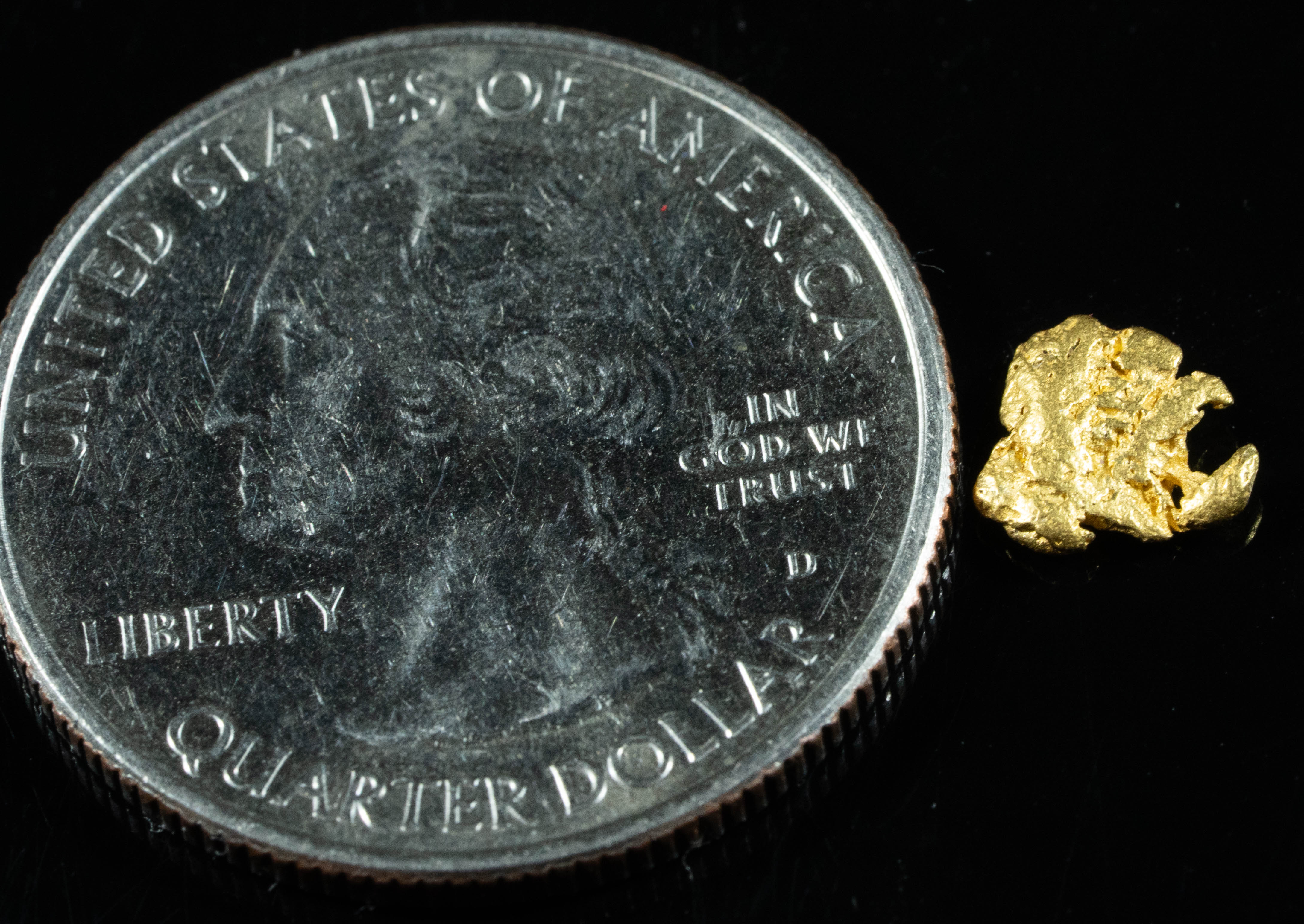 #775 Natural Gold Nugget Australian .47 Grams Genuine