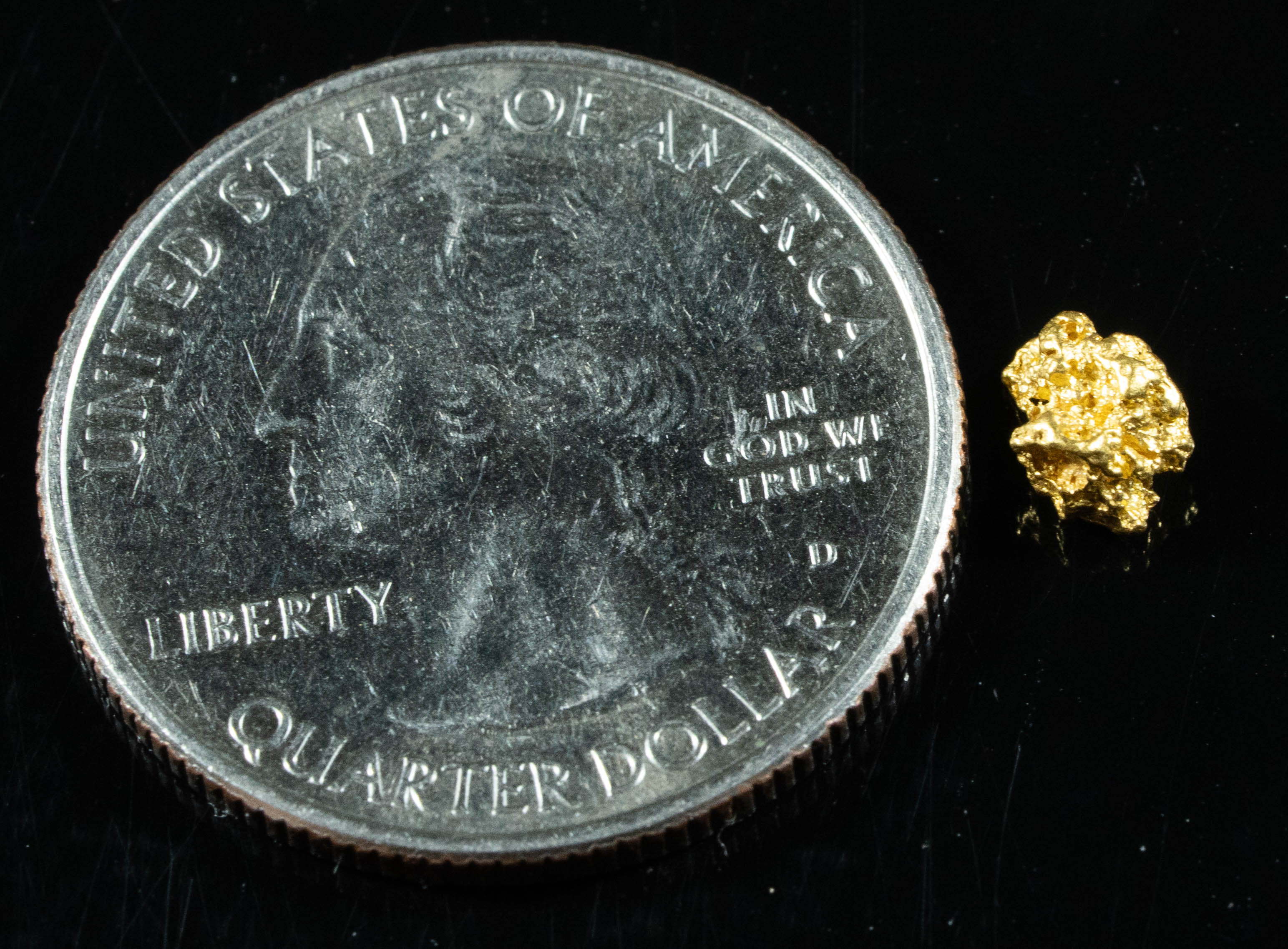 #779 Natural Gold Nugget Australian .43 Grams Genuine