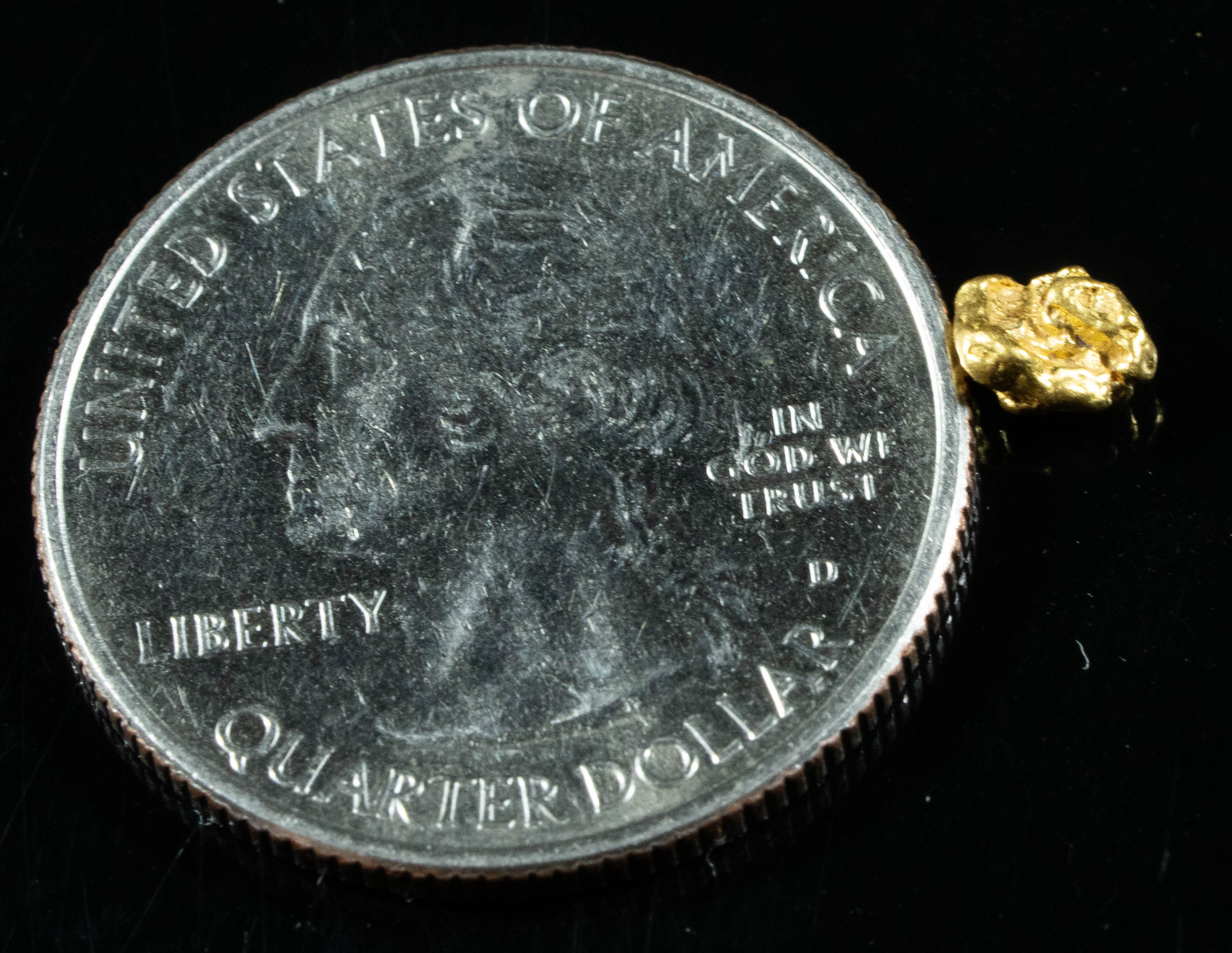 #786 Natural Gold Nugget Australian .41 Grams Genuine