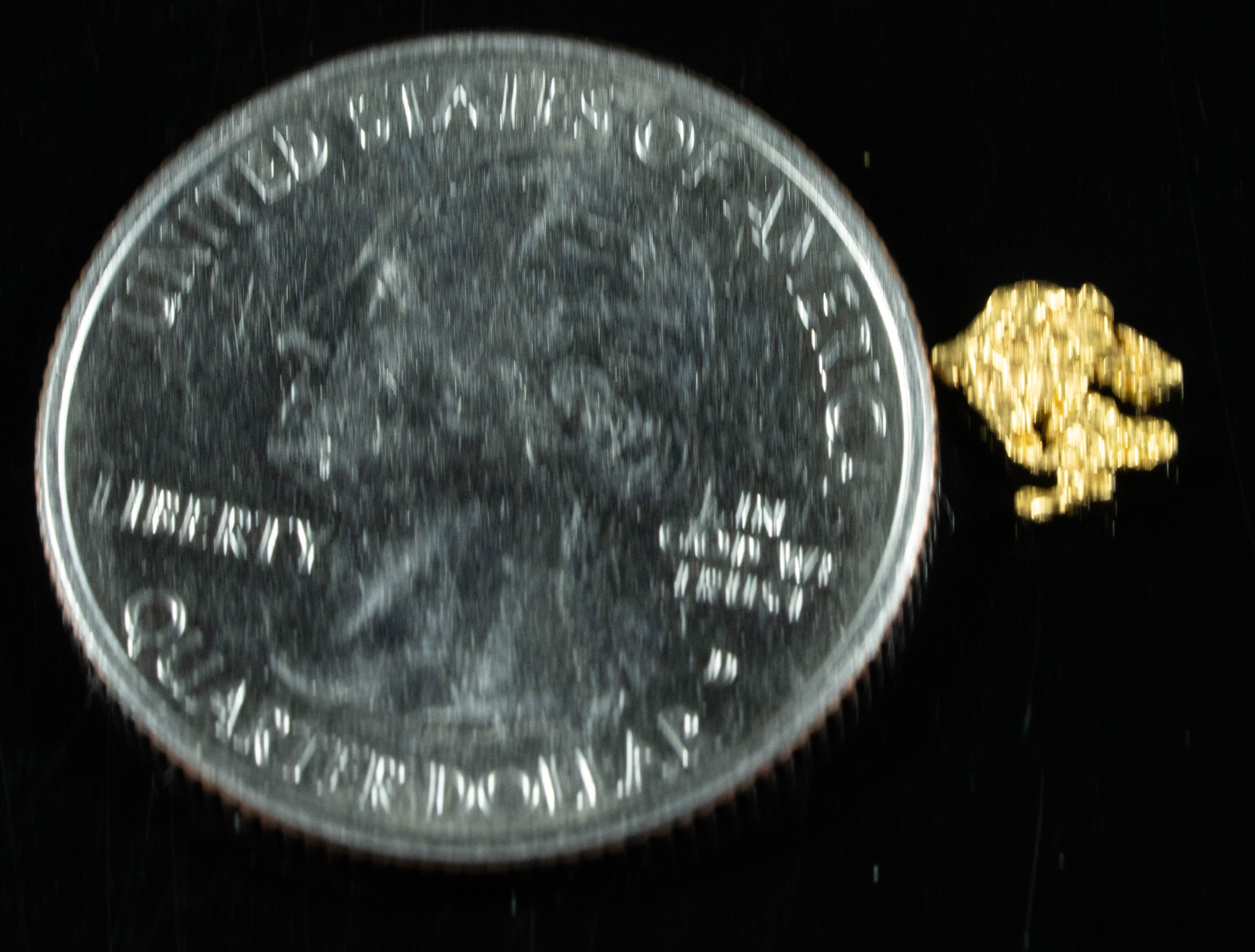 #787 Natural Gold Nugget Australian .28 Grams Genuine
