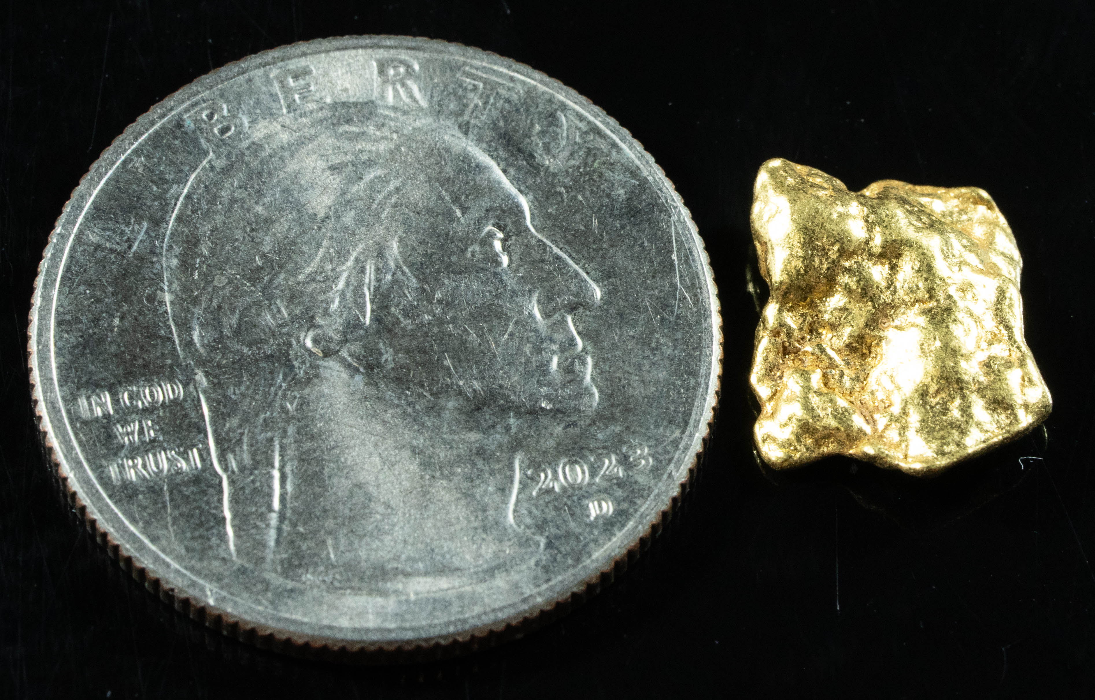 #198 Alaskan BC Natural Gold Nugget 2.60 Grams Genuine