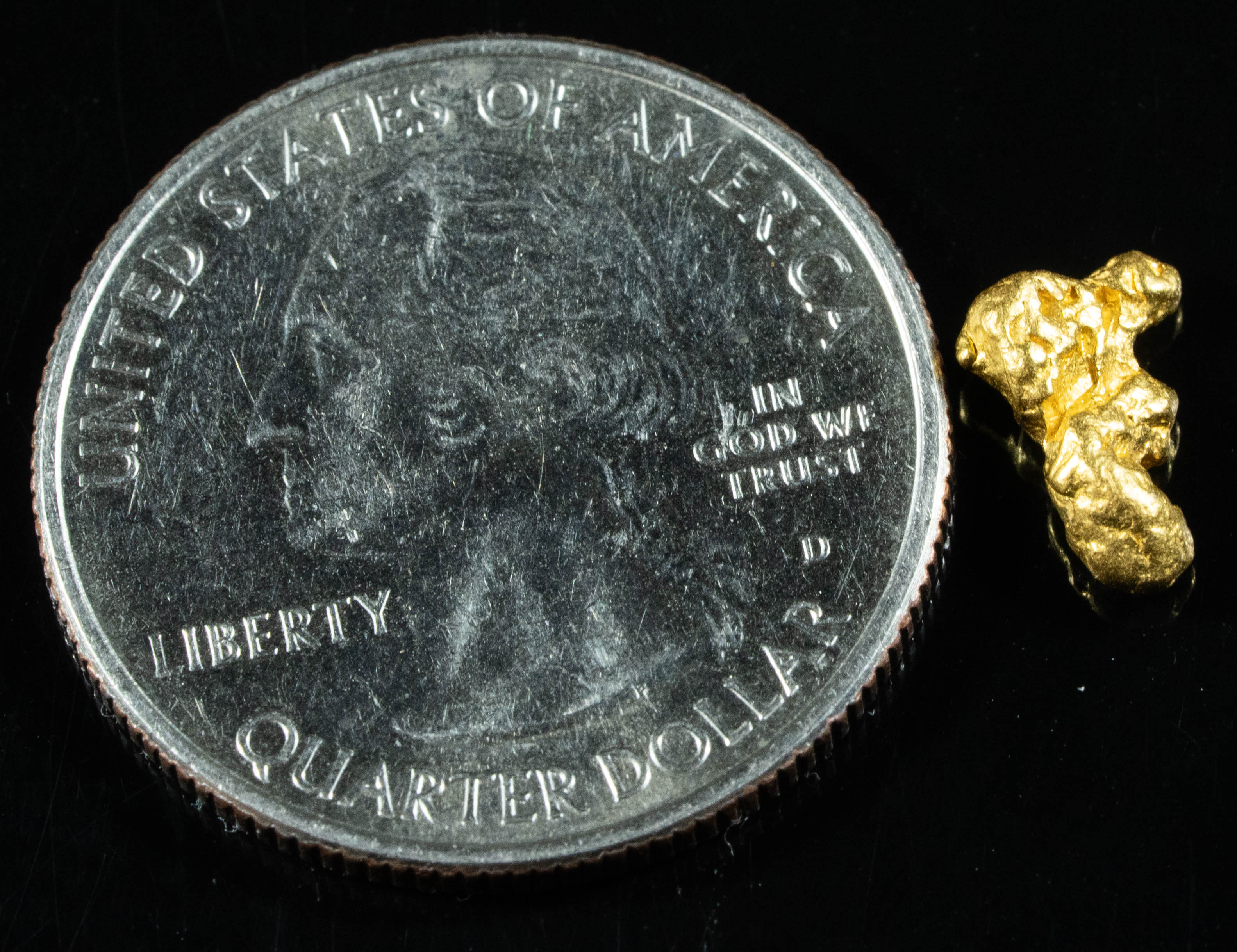 #793 Natural Gold Nugget Australian .98 Grams Genuine