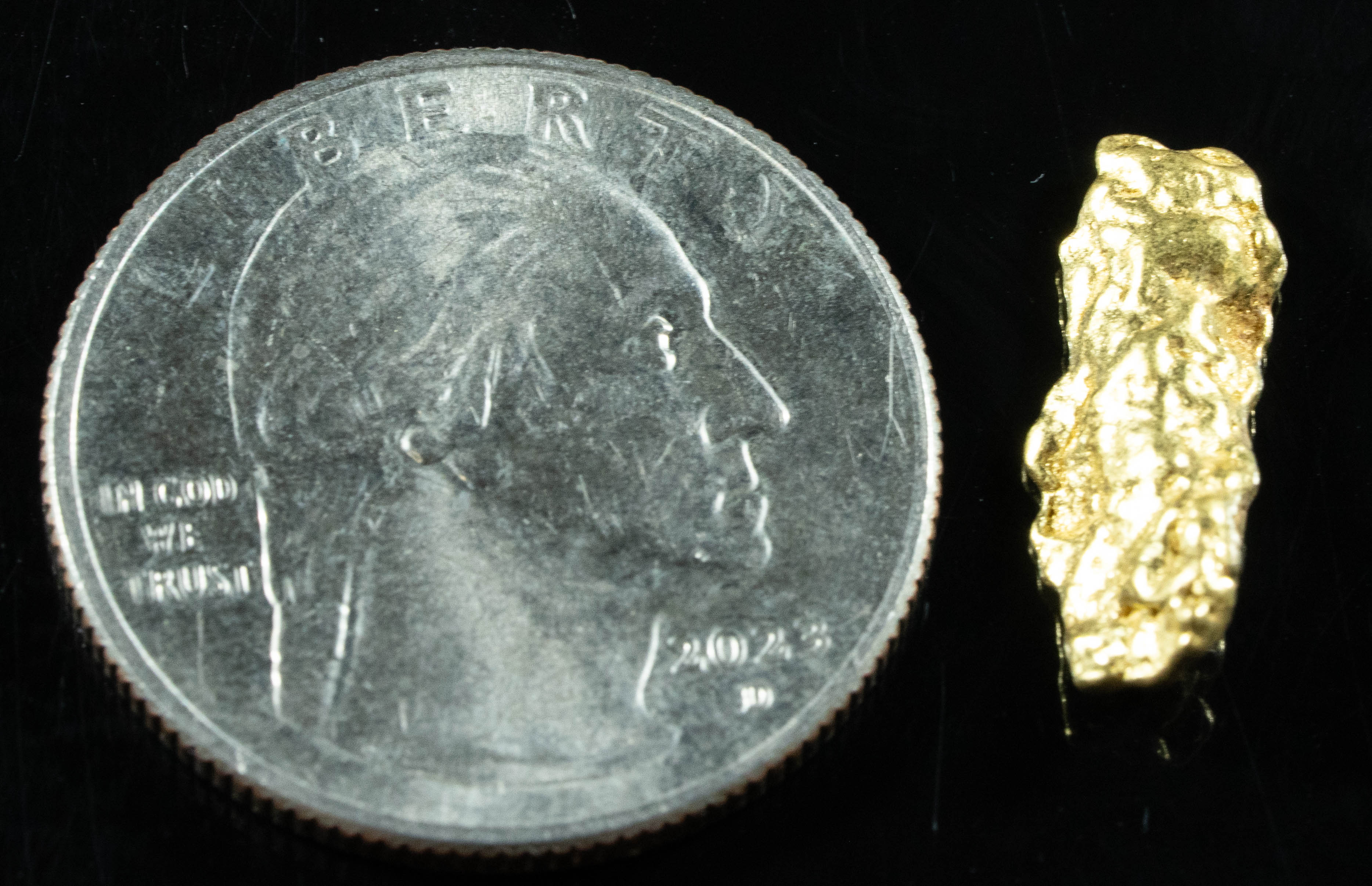 #211 Alaskan BC Natural Gold Nugget 2.02 Grams Genuine